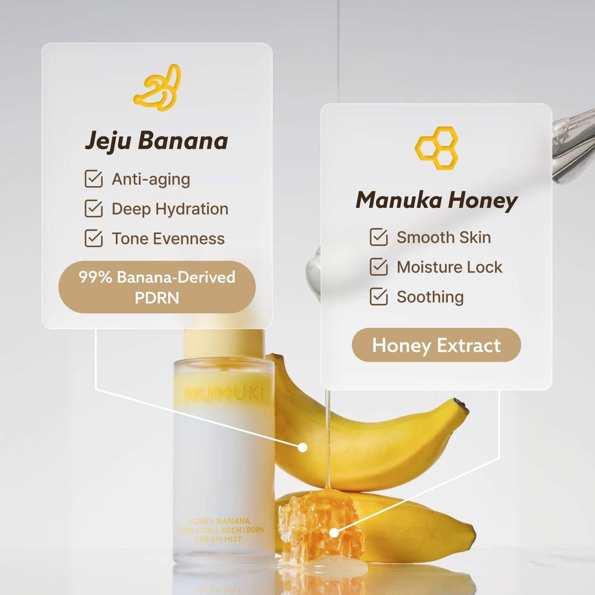 Honey Banana PDRN Mist - MUMUKI Official Imagery - 7