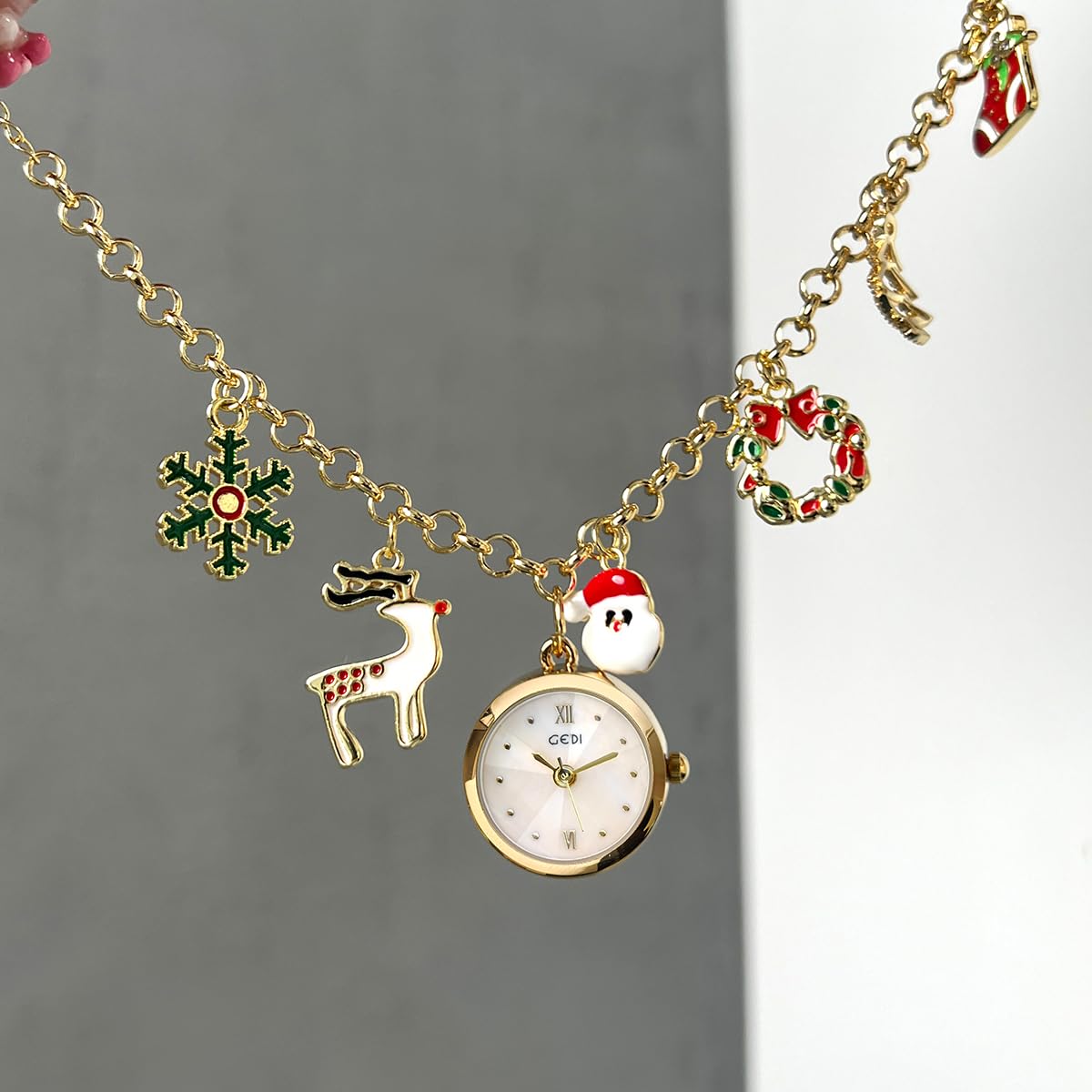 Gosasa Fashion Dainty Women s Charm Bracelet Watch Christmas - Gosasa Official Imagery - 6