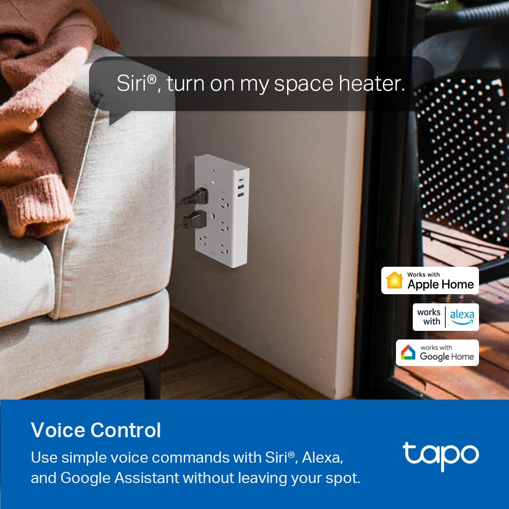 Tapo Smart Plug Outlet Extender P306 3 Individual Smart - Premium Selection Official Imagery - 5