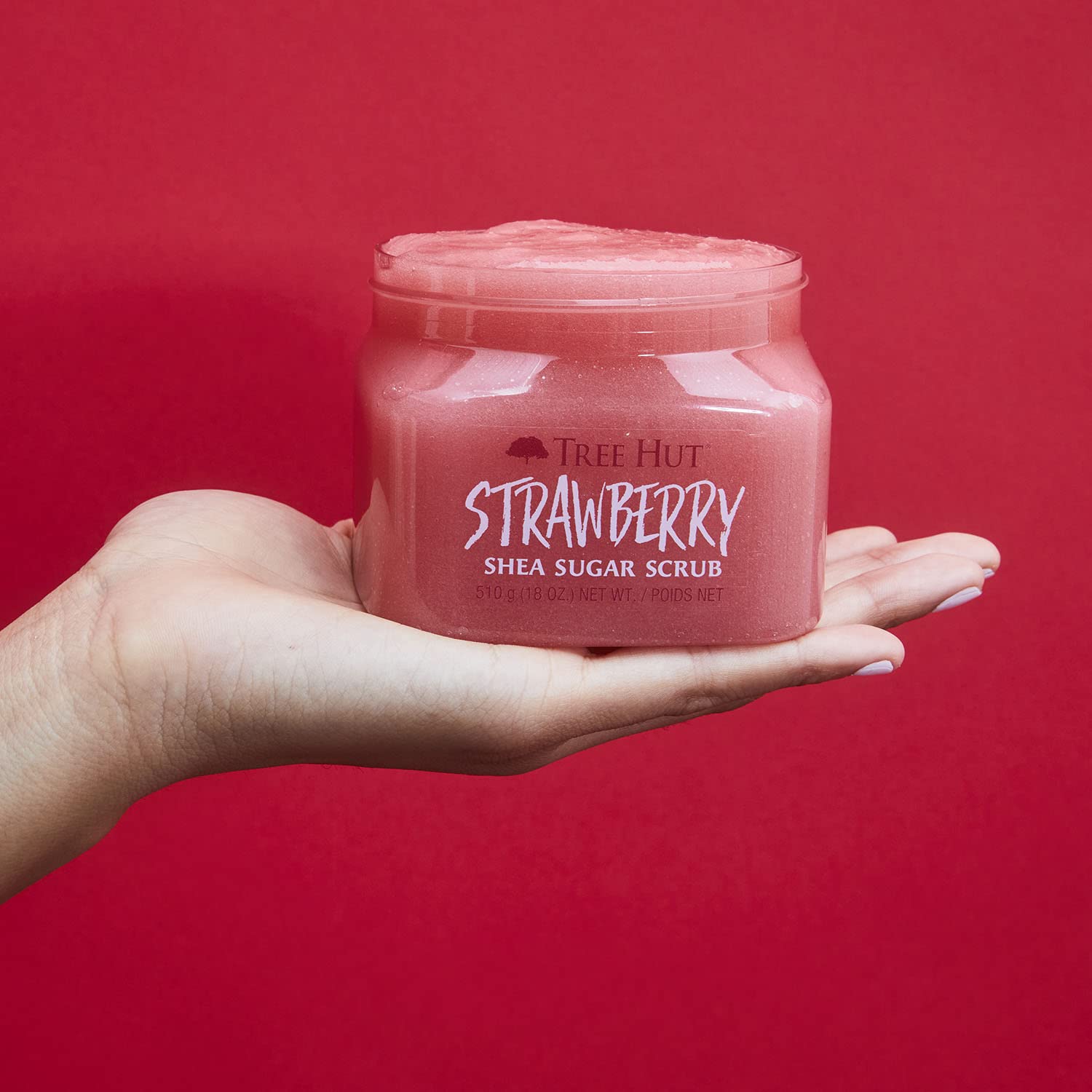 Tree Hut Strawberry Shea Sugar Scrub, Exfoliating, Hydrating & Moisturizing - Tree Hut Official Product View 6