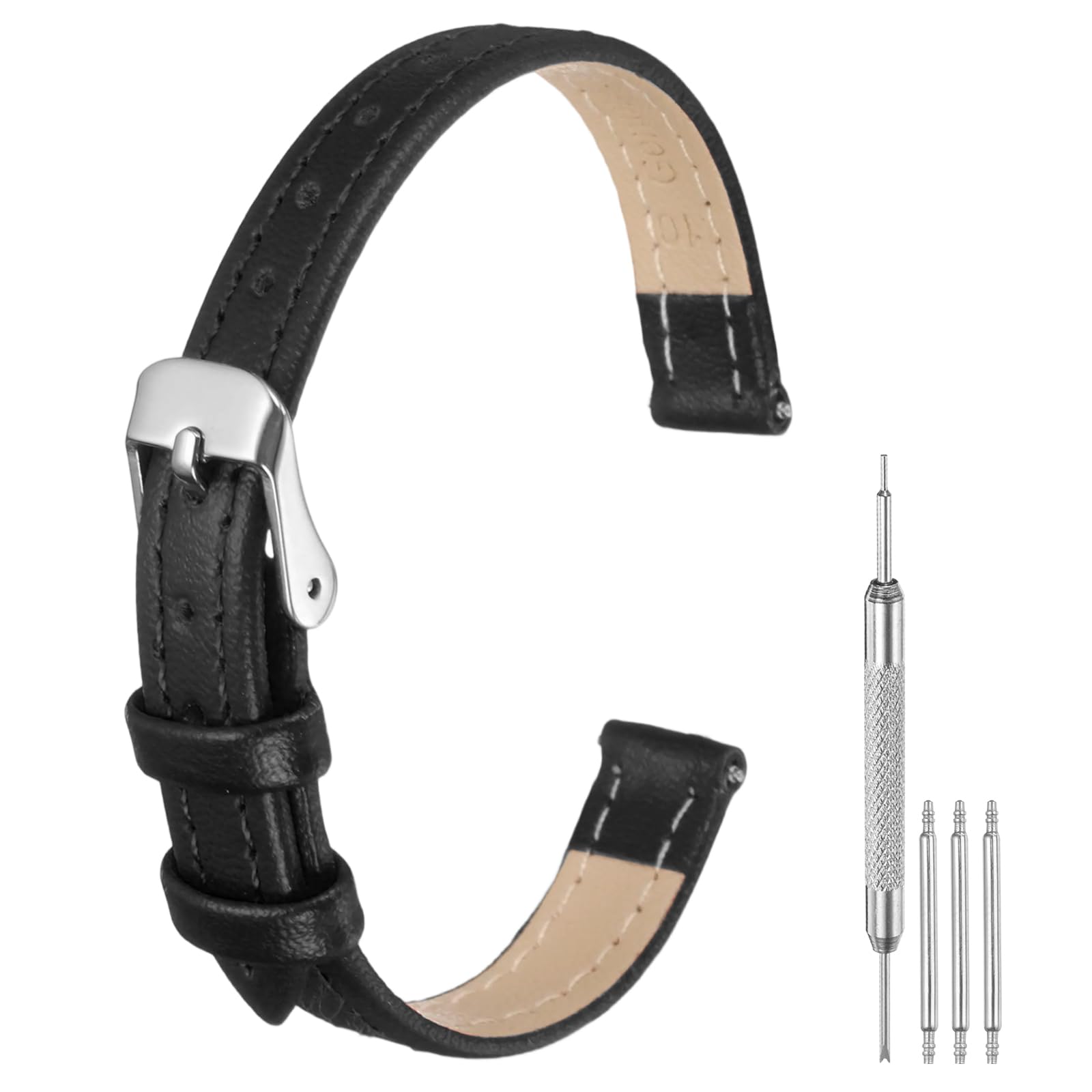 uxcell Leather Watch Bands for Men and Women, Quick Release - Product Imagery