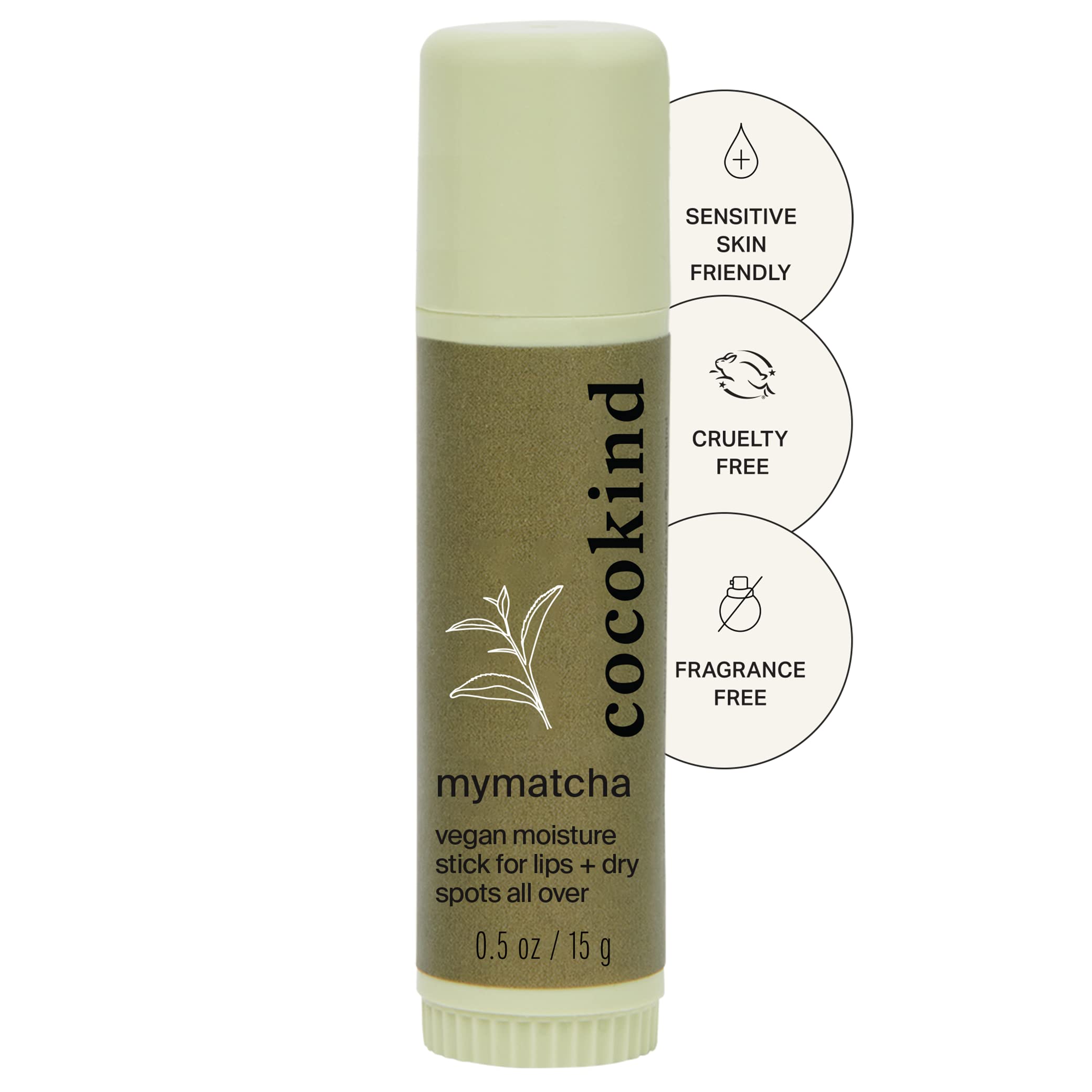 Cocokind MyMatcha Moisture Stick 0 5 Oz - Cocokind Official Product Imagery - 1