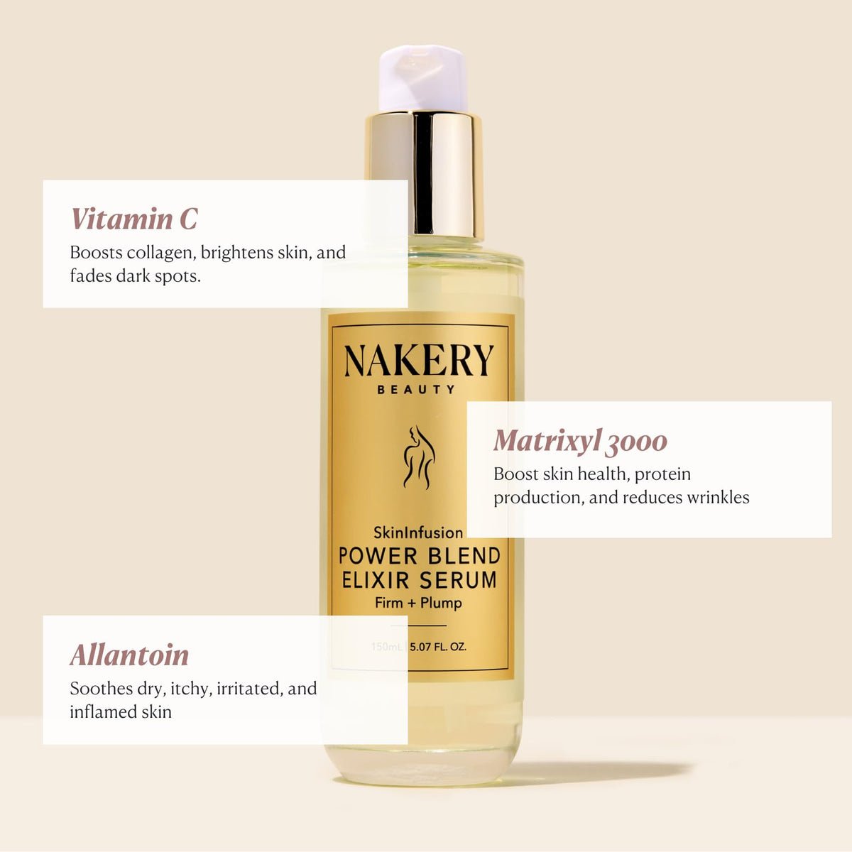 Nakery SkinInfusion Facial Oil Serum Anti Aging Collagen - Nakery Official Imagery - 5