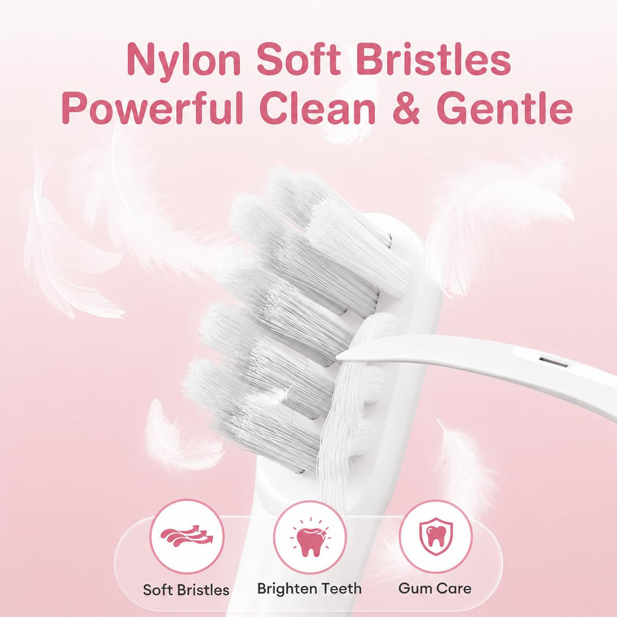 Pure20 Sonic Electric Toothbrush 4 Modes 30K VPM 2 Min Timer - AIRUIDU Official Imagery - 8