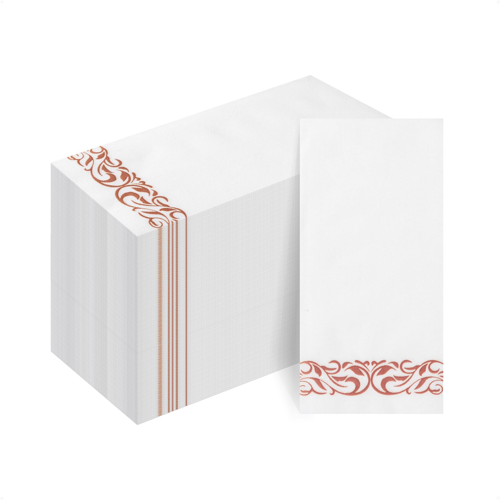 Goodluck 100-Pack Linen-Feel Disposable Guest Towels – Soft and A - Goodluck Official Product View 9