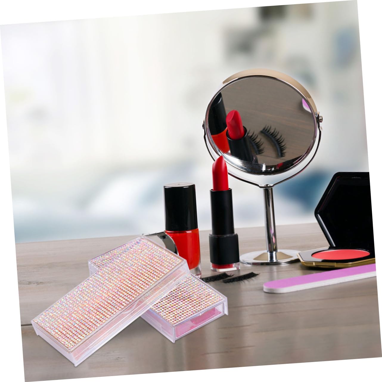 VINTORKY 2pcs Volume Lashes Case False Eyelash Container Candy Storage Boxes Eyelash Organizer for Salon Home