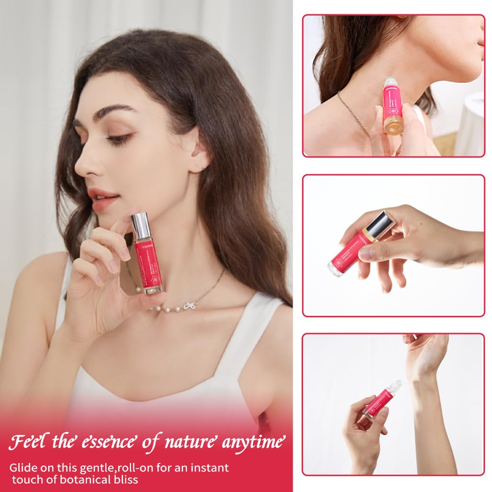VivaFemme pheromones perfume for women, long-lasting roll-on perfume oil in a sleek bottle, designed to enhance attraction.