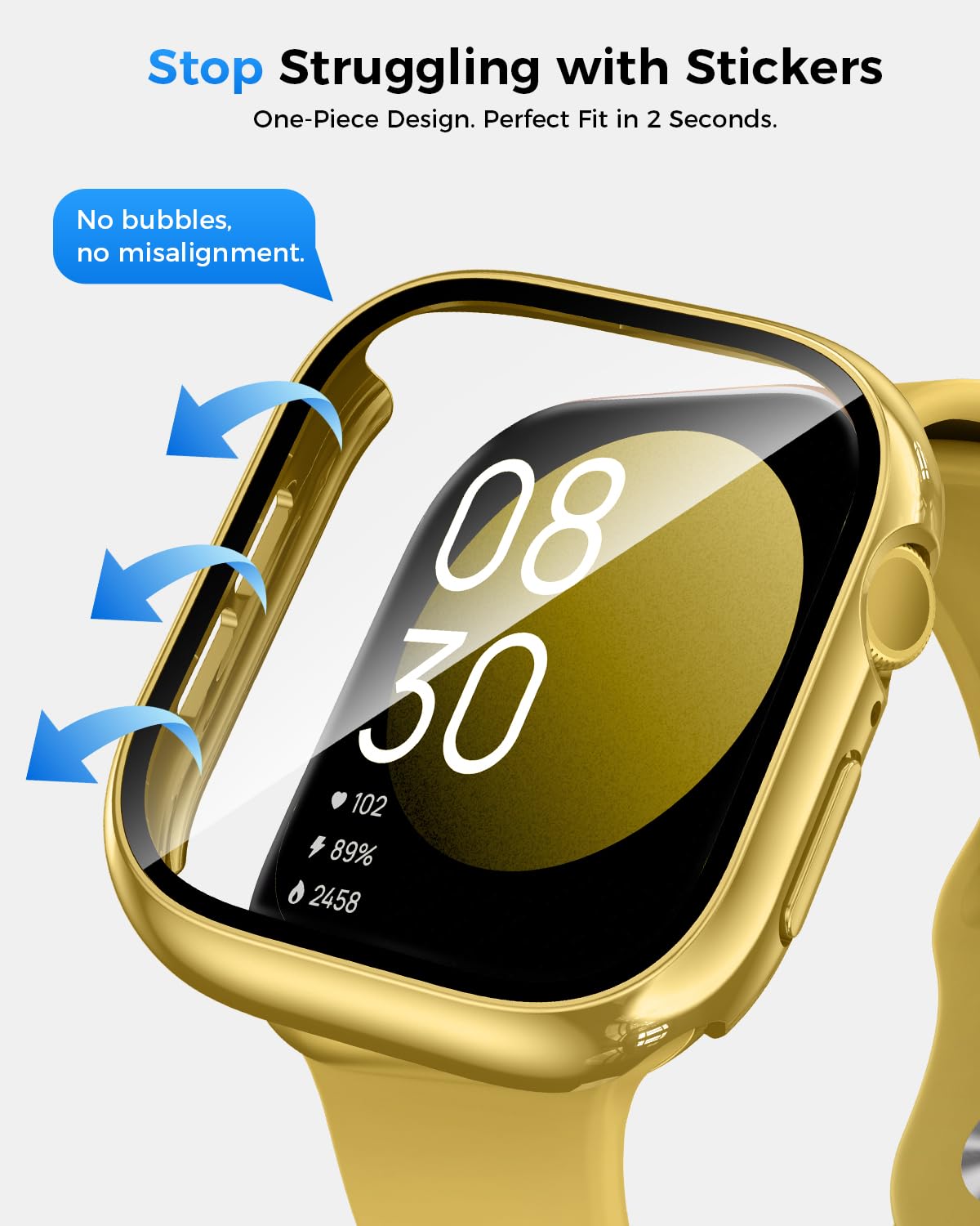 Goton IP67 Waterproof Case with Glass for Apple Watch 40mm Series 6/5/ - View 7