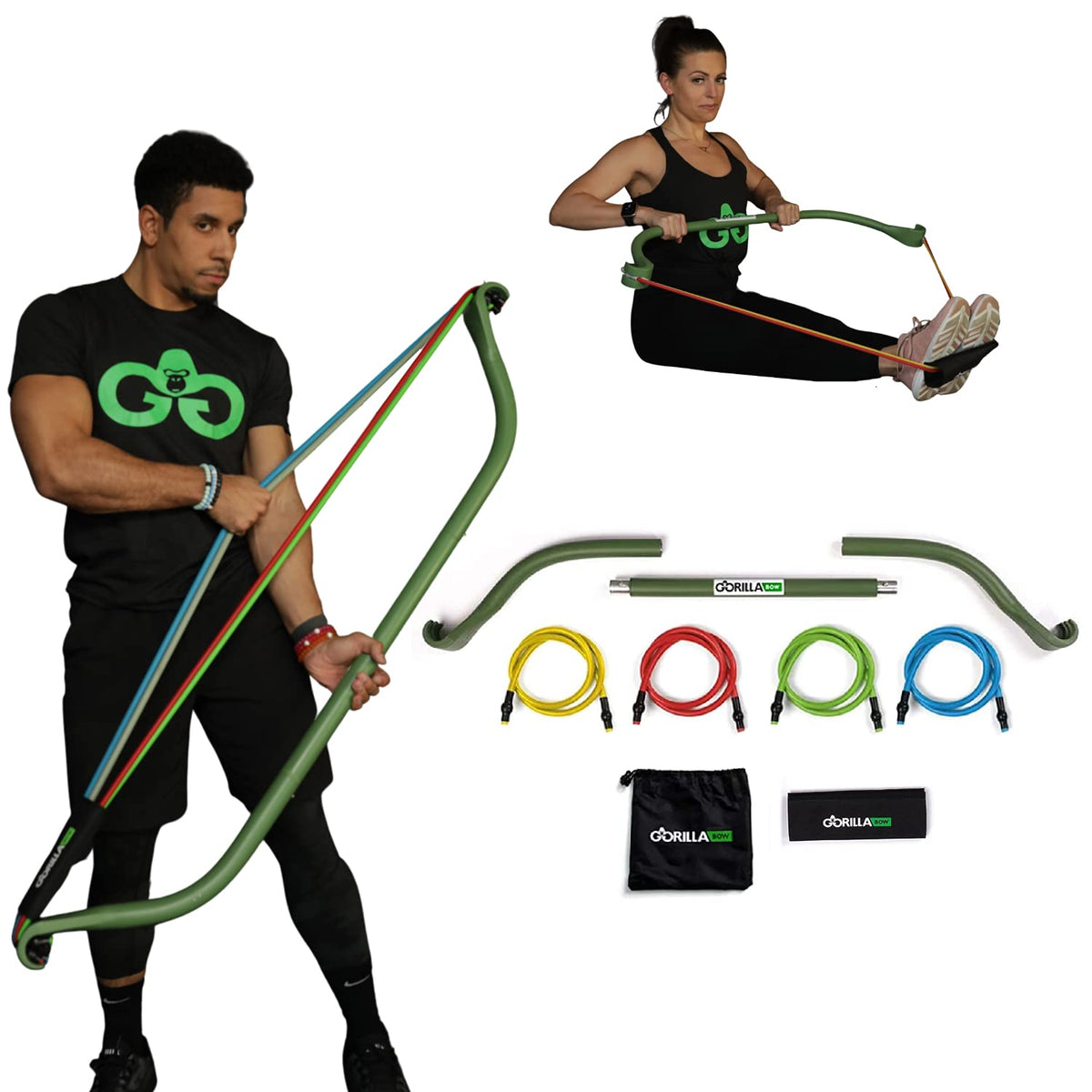 Travel All in ONE Strength Training Equipment Portable Home - Gorilla Bow Official Imagery - 1