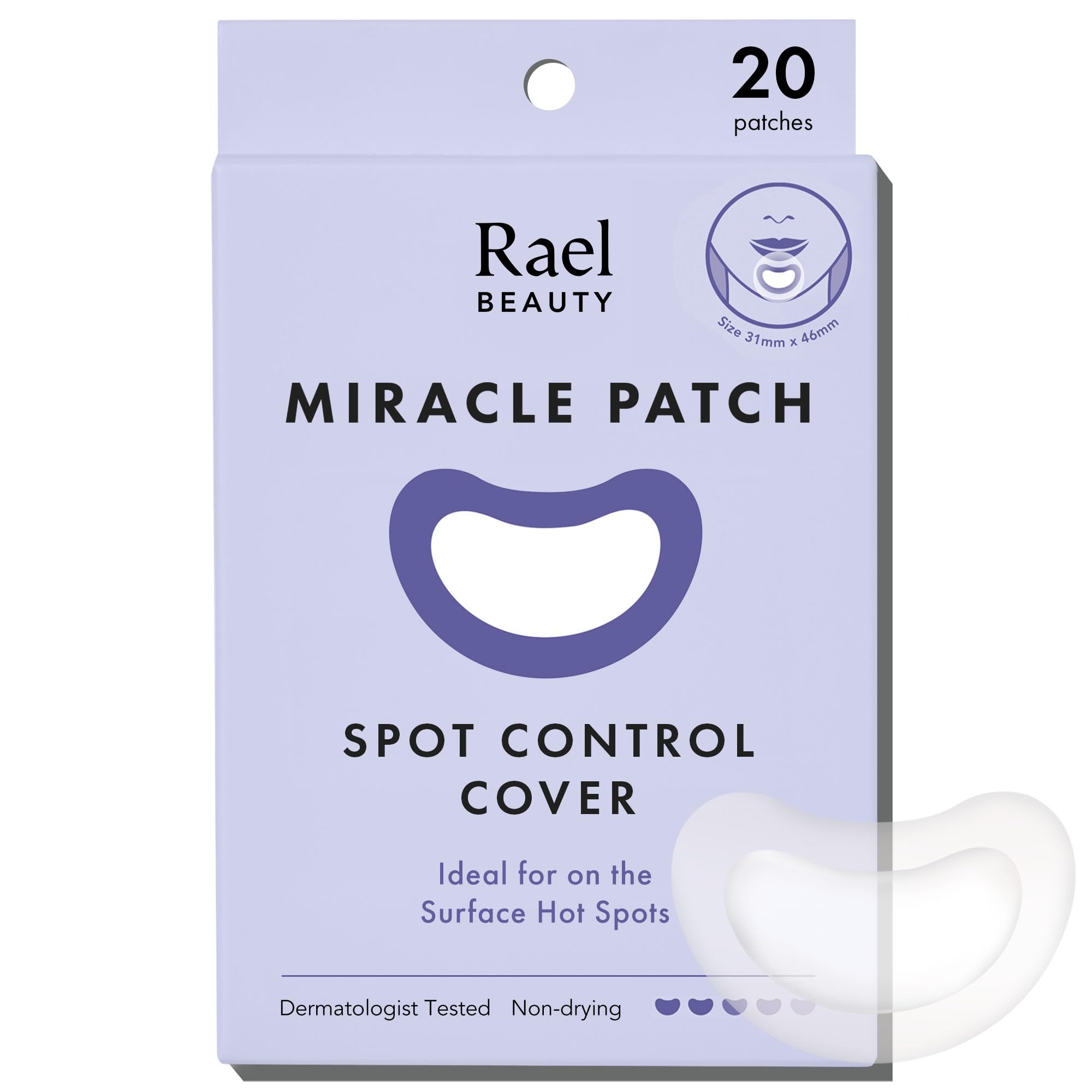 Rael Miracle Spot Control Cover Hydrocolloid Strips Pimple - Rael