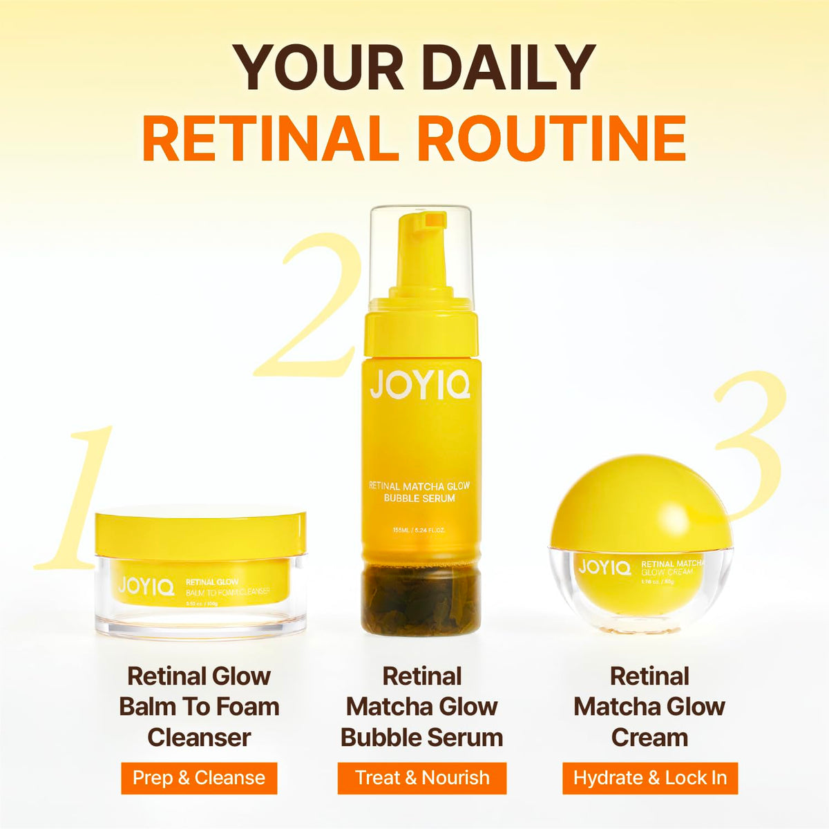 Retinal Matcha Bubble Serum Vegan Glow Ampoule 155ml - JOYIQ Official Imagery - 8