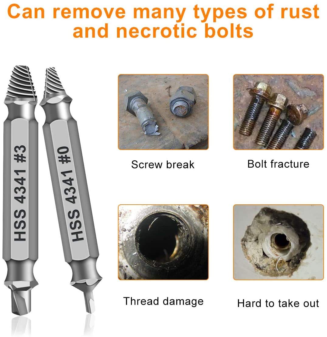 THOSAF Damaged Screw Extractor Set,Christmas Stocking Stuffers fo by THOSAF - Angle View 4
