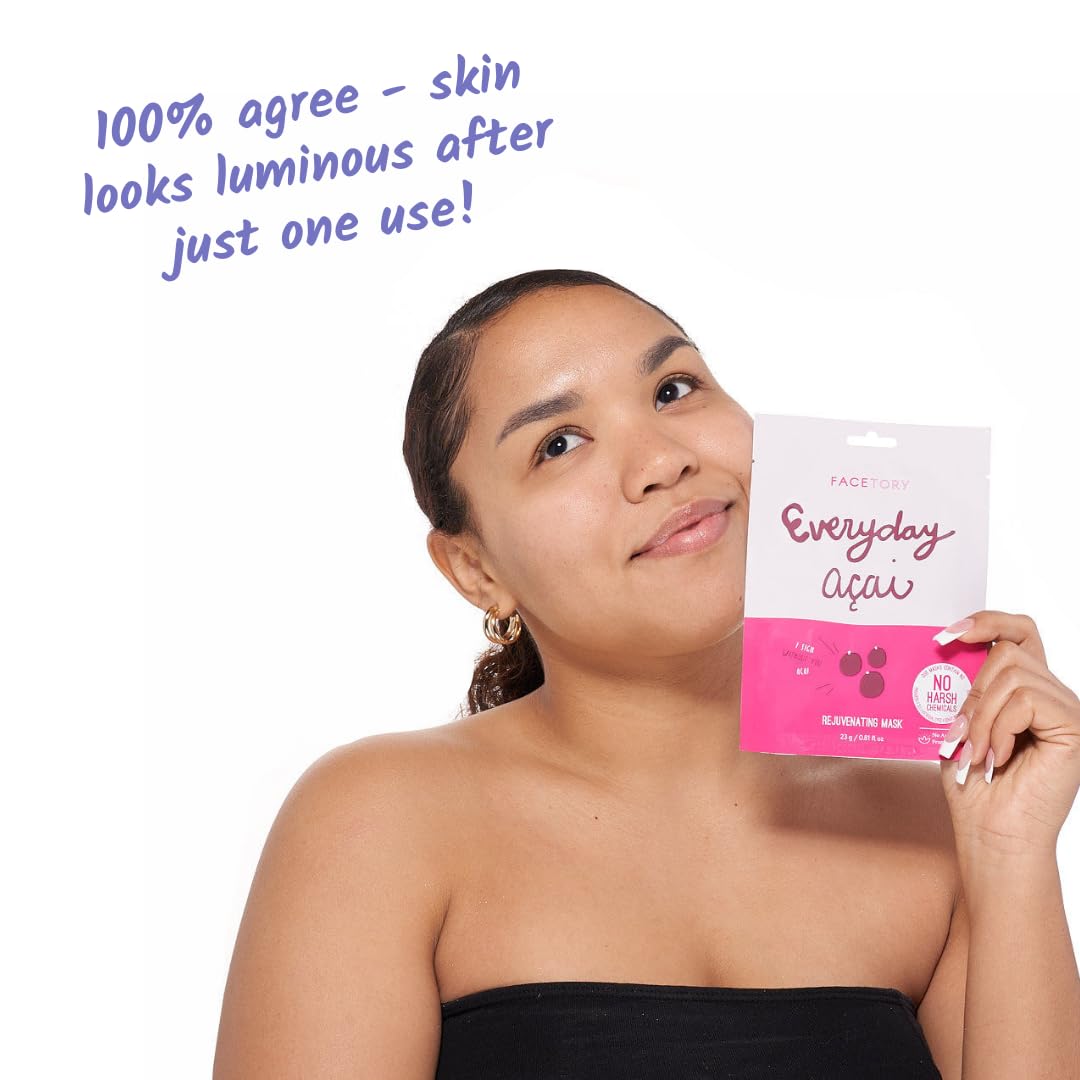 FACETORY Everyday 8 Korean Face Mask Variety Pack Hydrate - FACETORY Official Product Imagery - 5