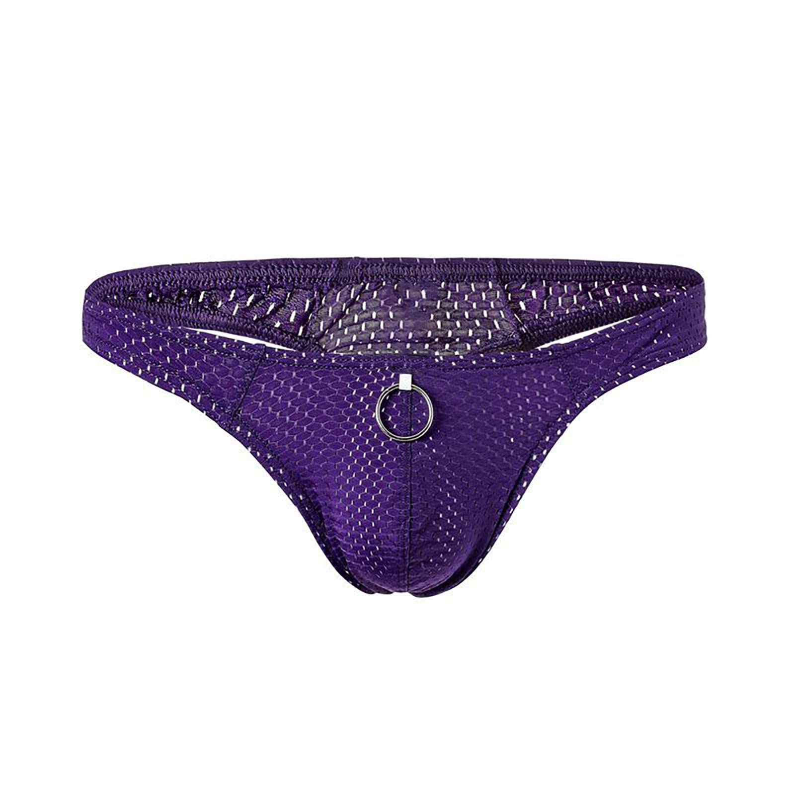 Mens Breathable Briefs with O Ring Mesh Moisture Wicking Underwear Spo - View 10