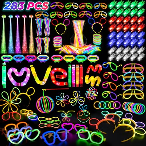 Party Supplies, Glow in the Dark Party Favors for Adults Kids, - Product Imagery