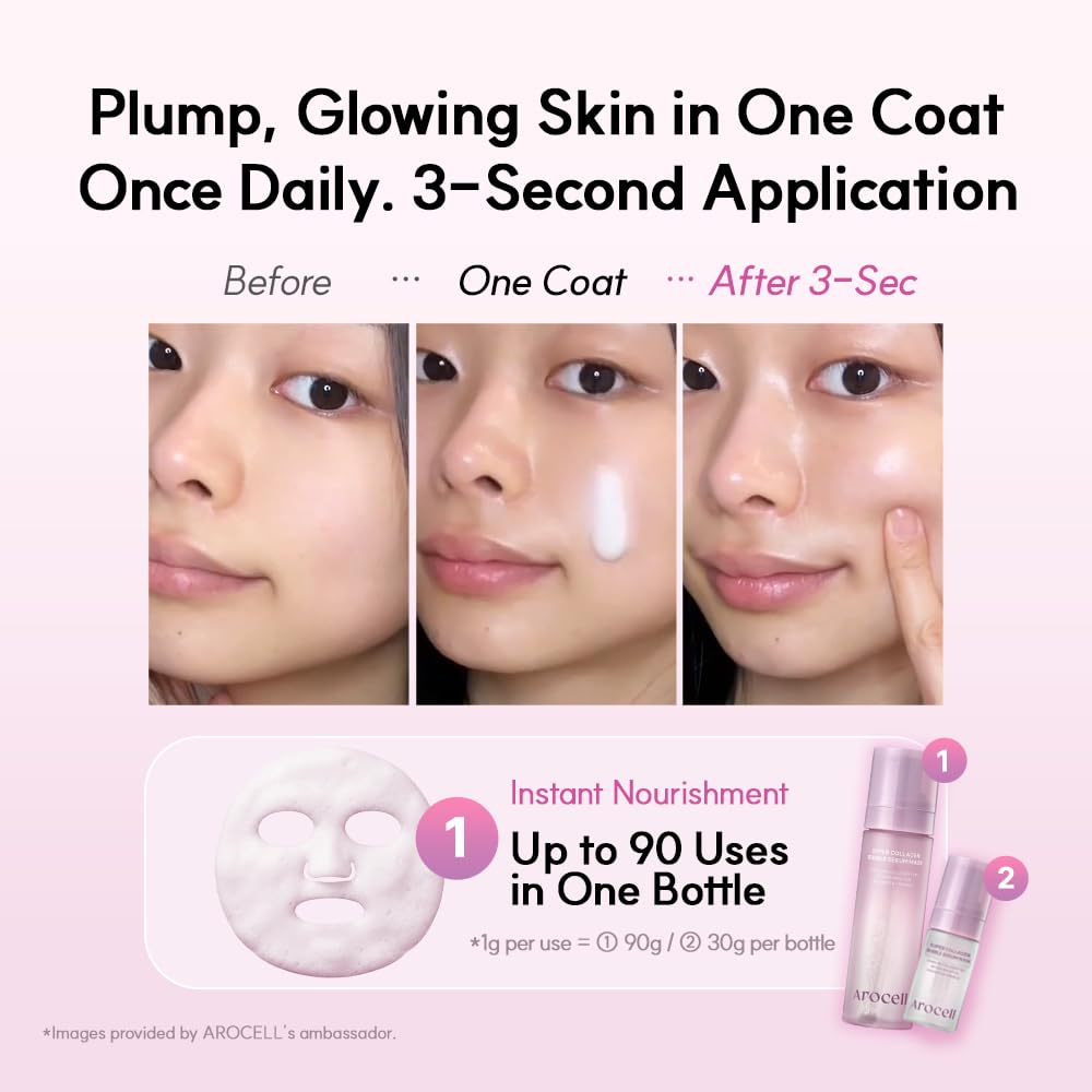 AROCELL Super Collagen Bubble Serum Mask - AROCELL