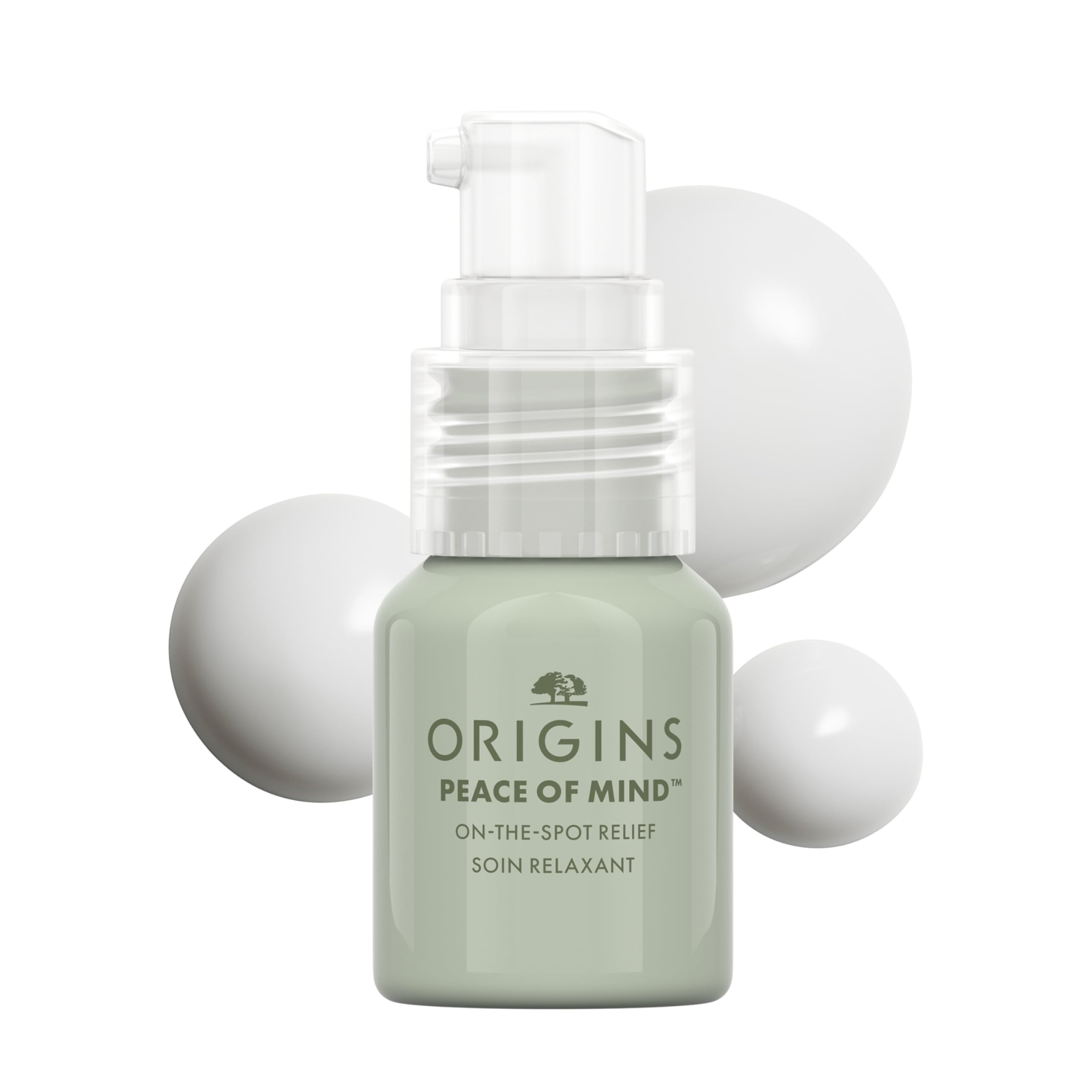Origins Peace of Mind On-the-Spot Relief | Relaxing Aromatherapy Experience With Eucalyptus, Peppermint & Basil Essential Oils | Wellness Gift, 0.5 Fl Oz