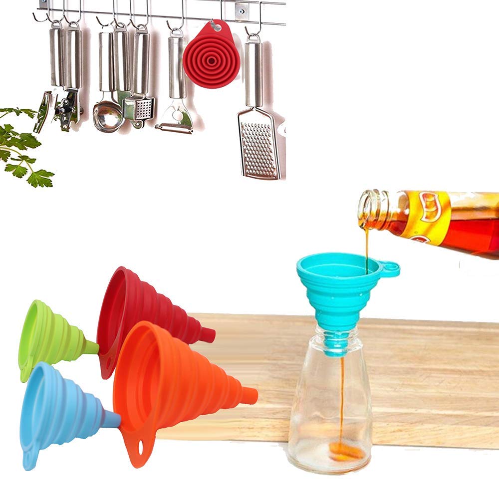 KongNai Kitchen Funnel Set 4 Pack, Small and Large, Kitchen Gadge - KongNai Official Product View 7