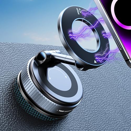 snanlen Upgraded 360° Nano Gel Vacuum Magnetic Phone Holder, Car - Product Imagery