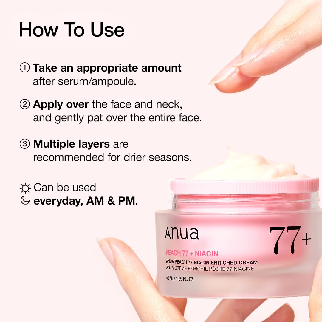 ANUA Peach Niacinamide Cream, 1.69 fl.oz - ANUA Official Product View 8