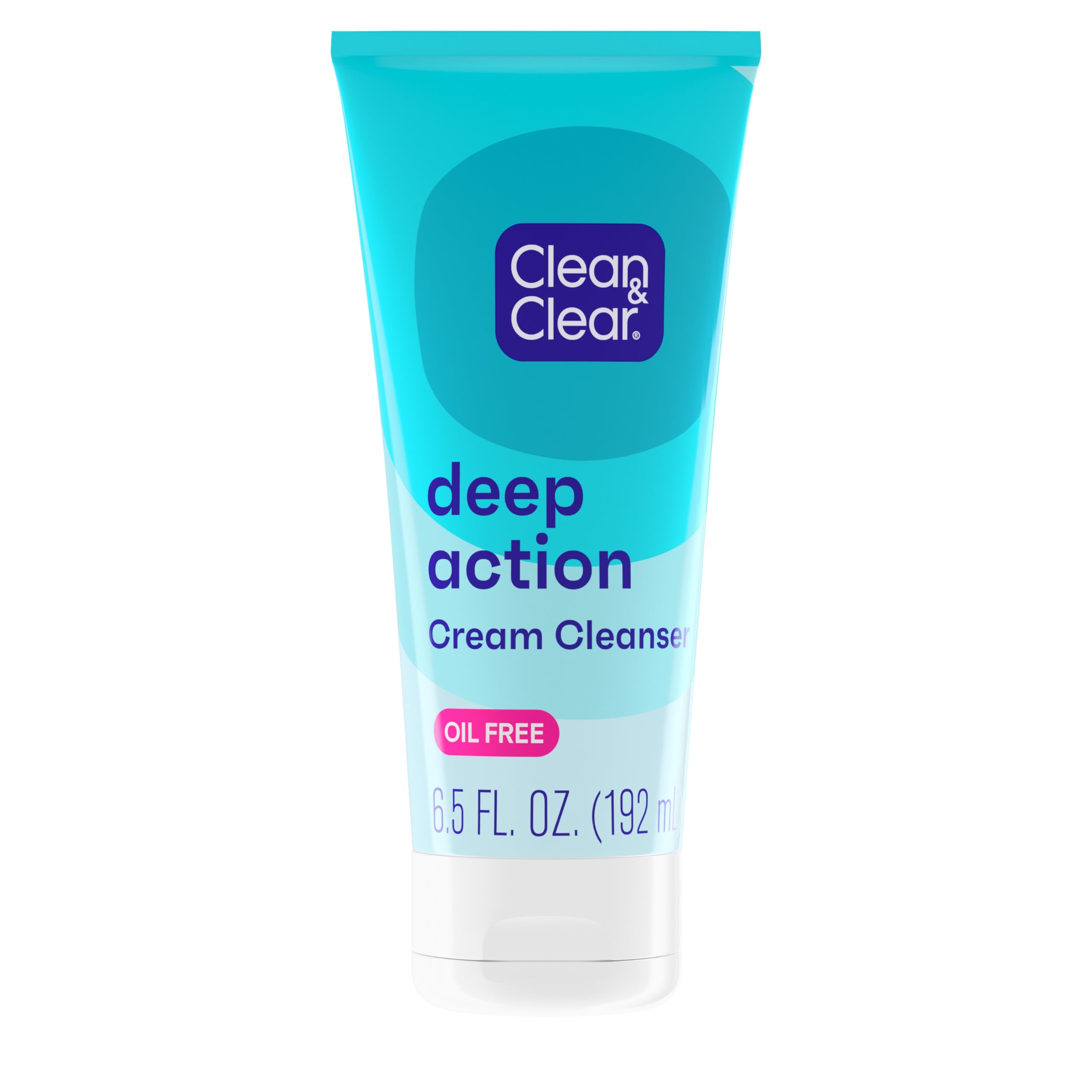 Clean Clear Oil Free Deep Action Cream Facial Cleanser - Clean & Clear Official Imagery - 2