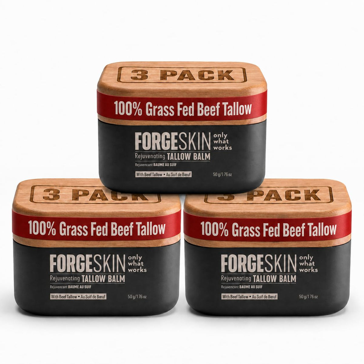 Forge Skin Beef Tallow Balm Moisturizer for Men Skin Care - Forge Skin Official Imagery - 2