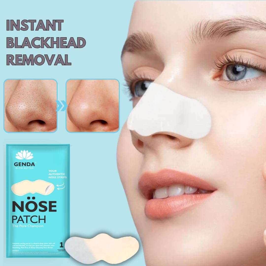 GENDA Blackhead Remover Nose Pore Strips for Deep Cleansing, - GENDA