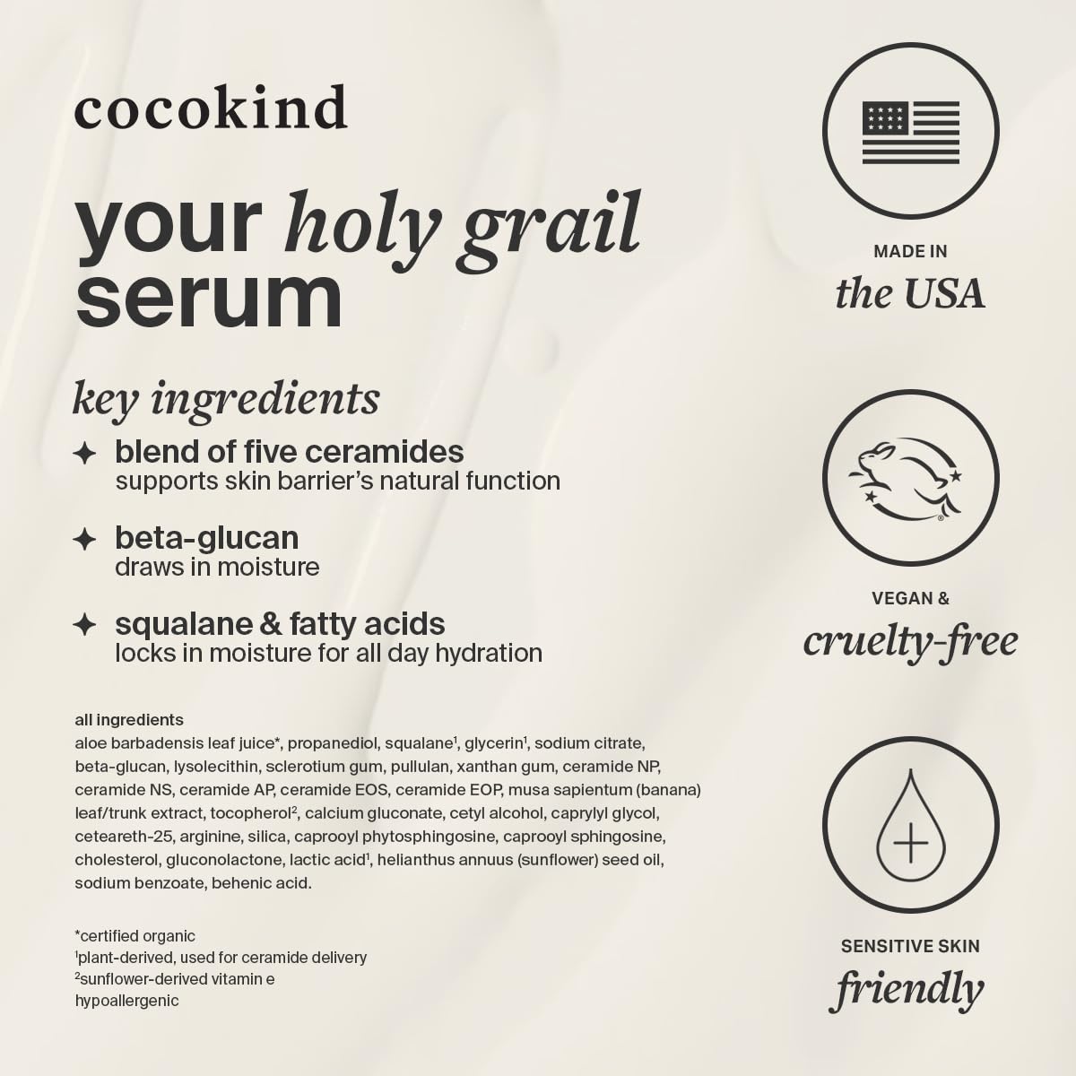 Cocokind Ceramide Barrier Serum More Hydrating Than - Cocokind Official Imagery - 8