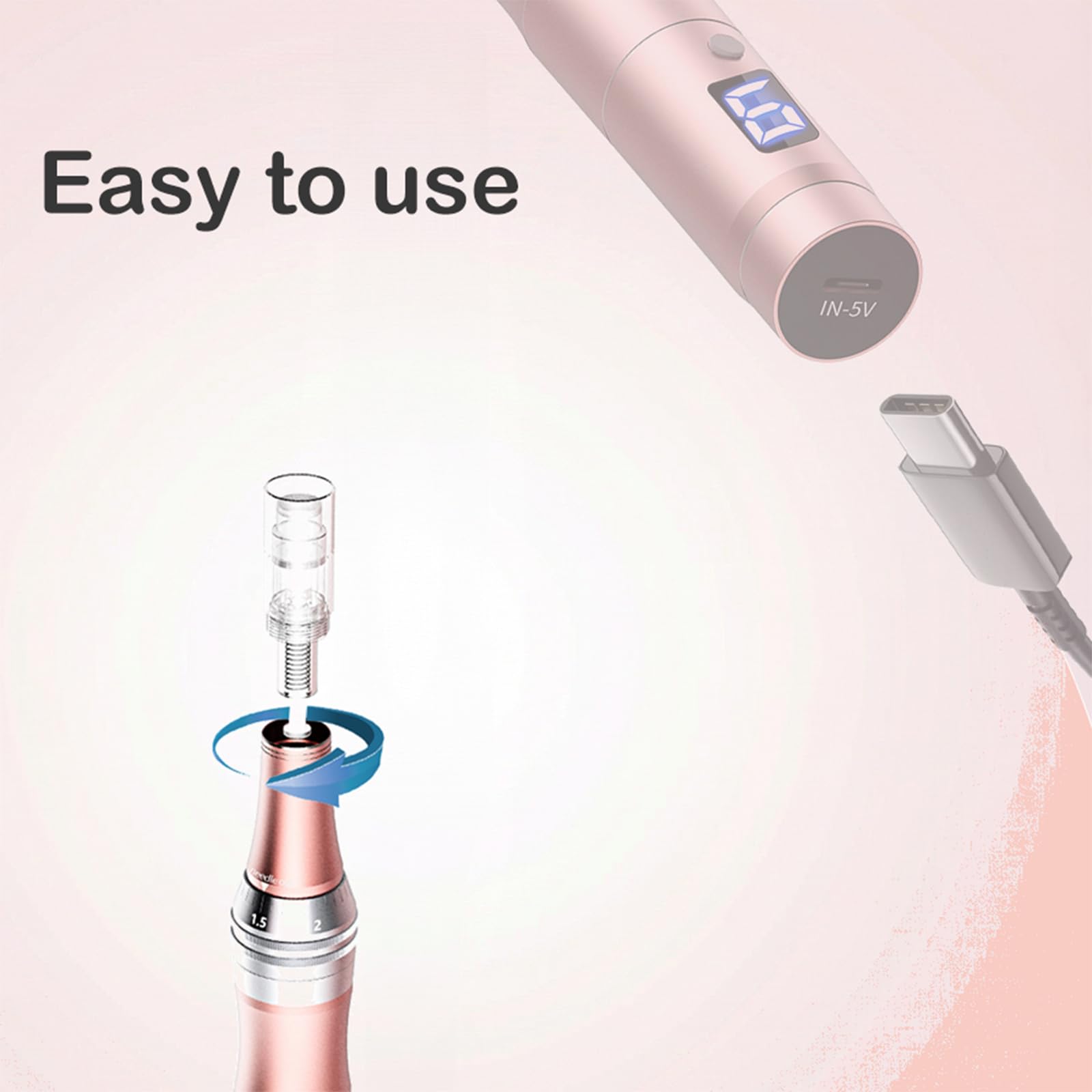Dermapen Microneedling Pen 0 25mm - Aaussty Official Imagery - 8