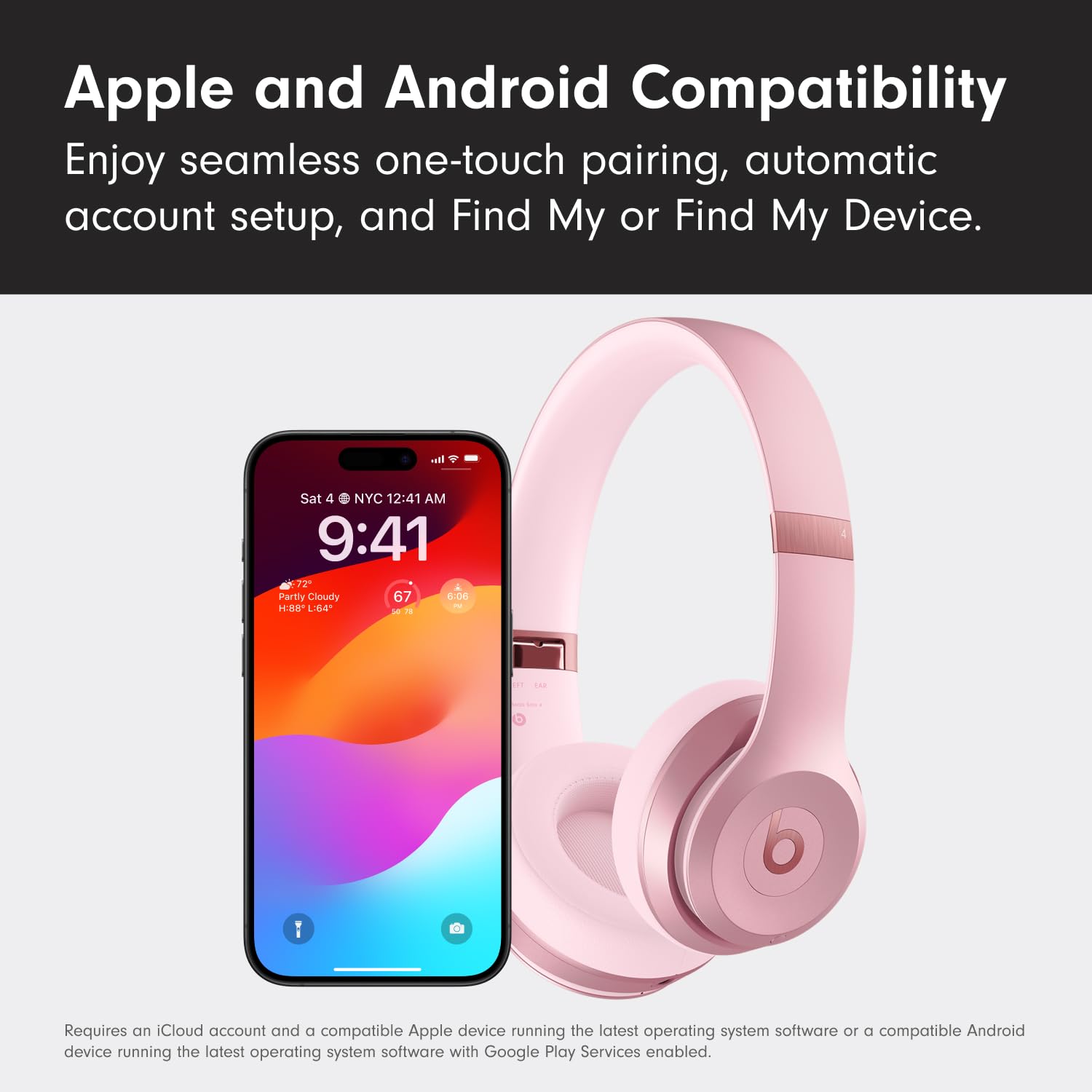 Beats Solo 4 - Wireless On-Ear Bluetooth Headphones, Up to 50-Hou - Beats Official Product View 7