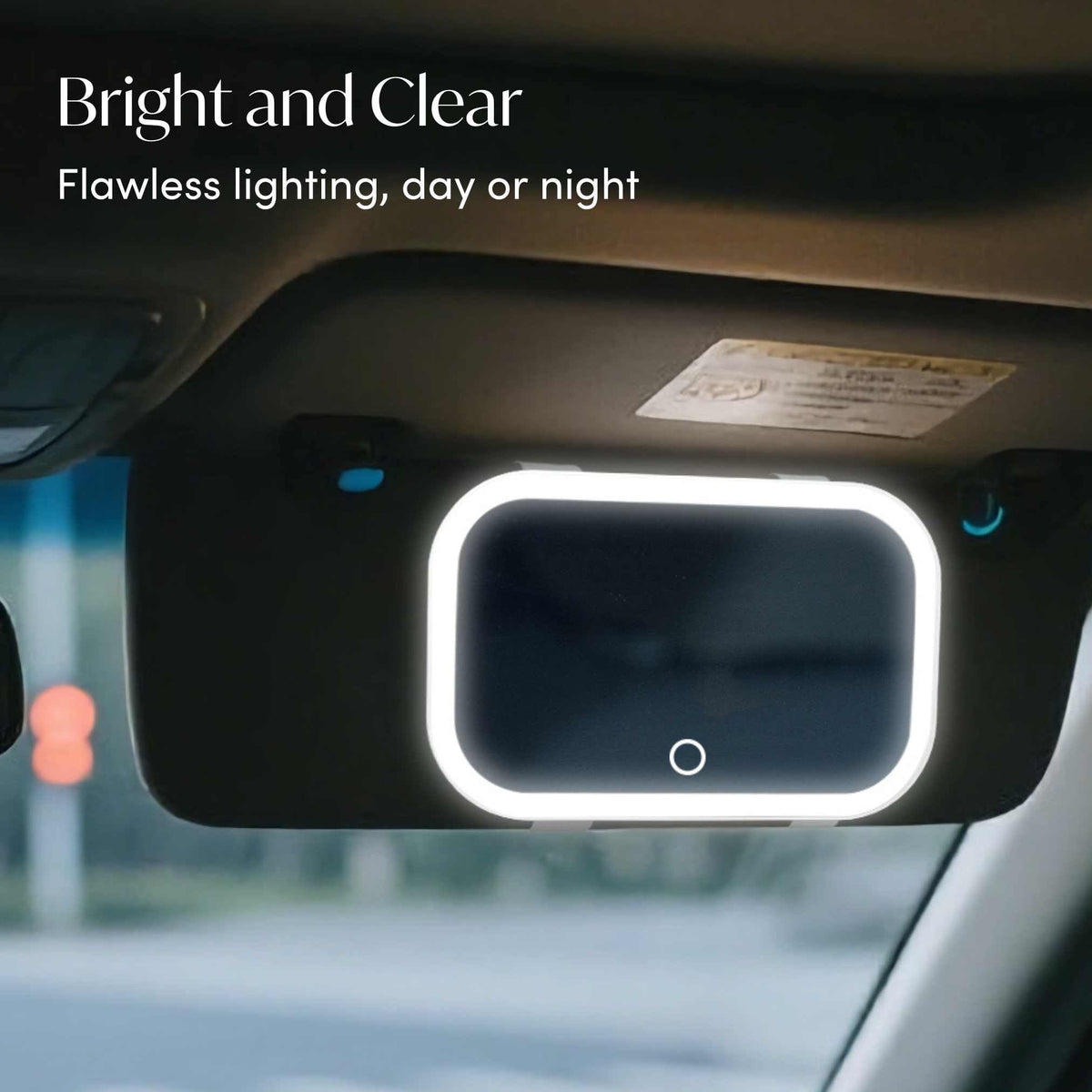 Fancii Car Sun Visor Makeup Mirror with Light Rechargeable 3 - Fancii Official Imagery - 4