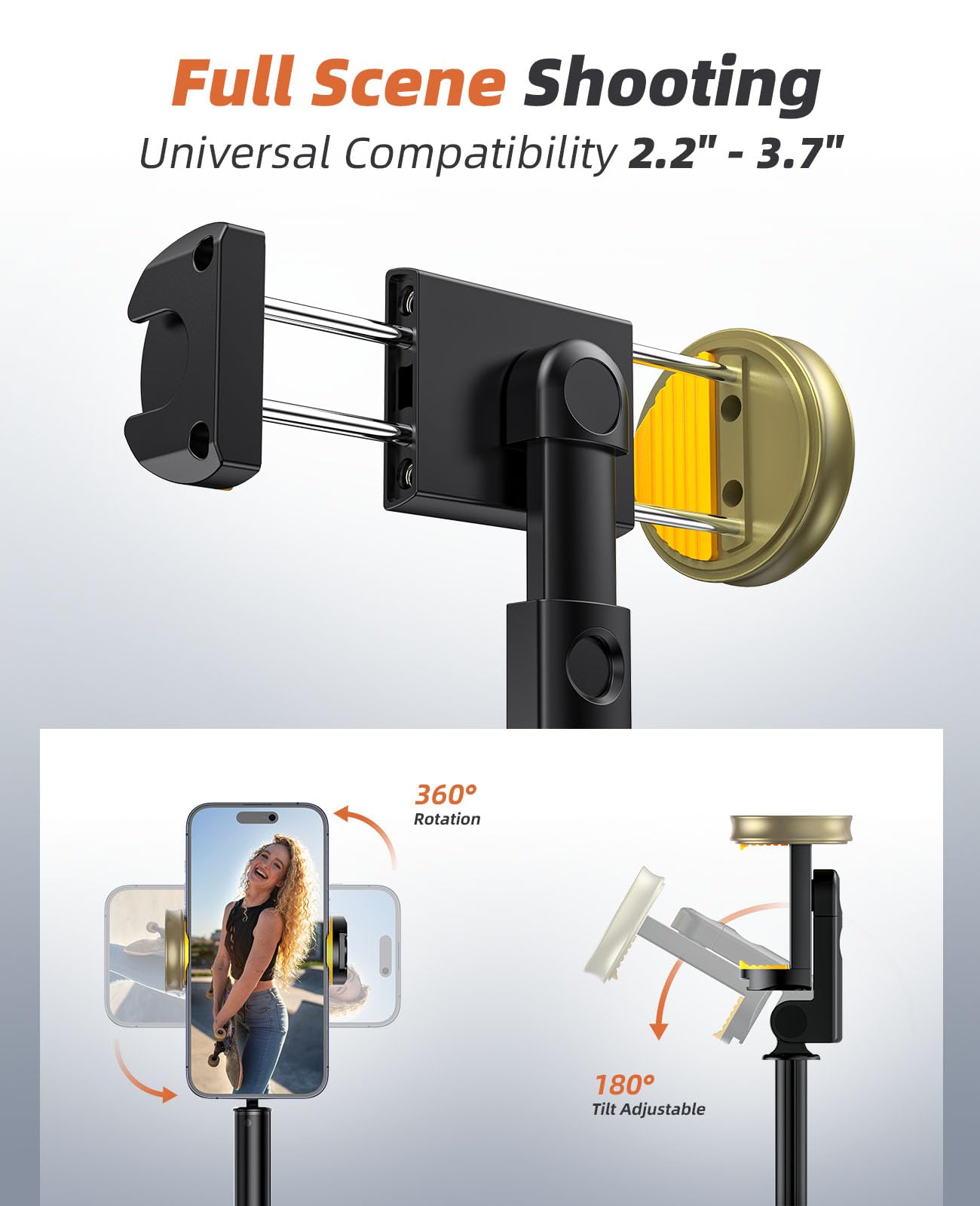 Vimose Tripod for iPhone, Selfie Stick with Remote, Stable & Dura - Vimose Official Product View 5