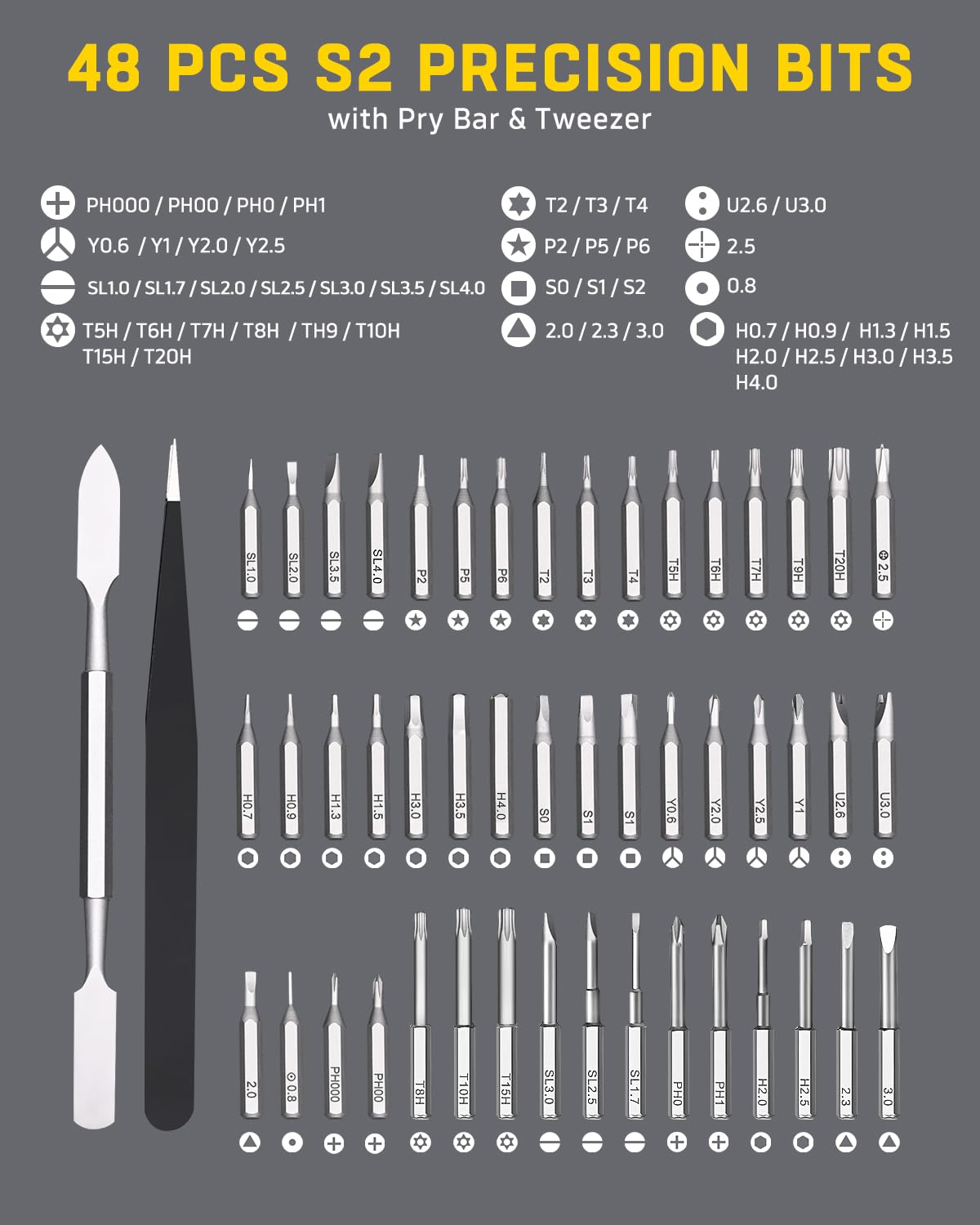 Banshu Mini Electric Screwdriver 52 in 1 Precision - Banshu Official Imagery - 3