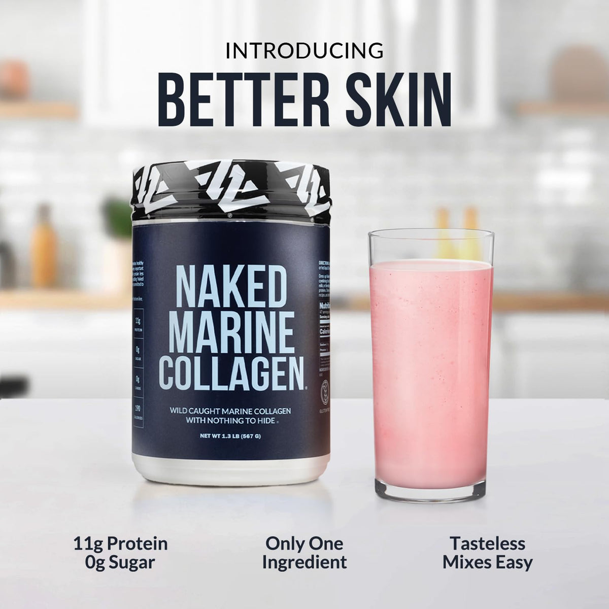 NAKED Marine Collagen Peptides Protein Powder - NAKED Official Imagery - 4