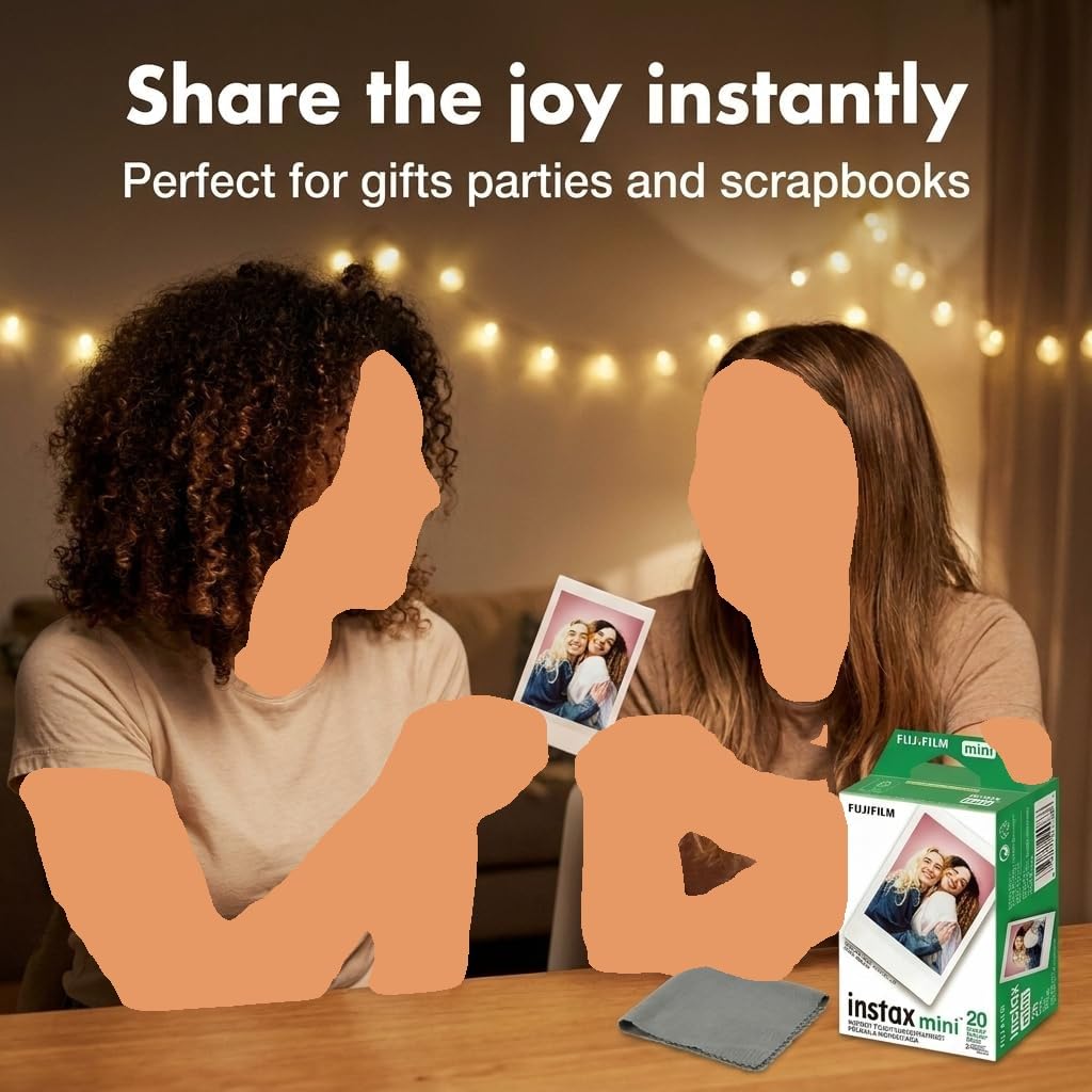 Fujifilm Instax Mini Instant Film, 100 Sheets – White Daylight IS - Fujifilm Official Product View 5