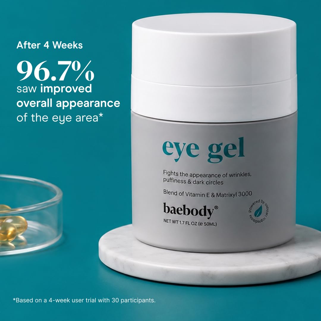 Baebody Cooling Under Eye Gel for Dark Circles and Puffiness - Baebody Official Imagery - 6
