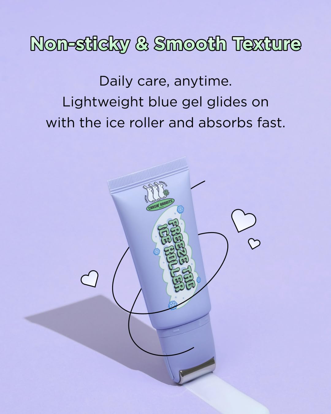 CHASIN RABBITS Ice Roller Cooling Gua Sha Depuffing Pore - CHASIN' RABBITS Official Imagery - 8