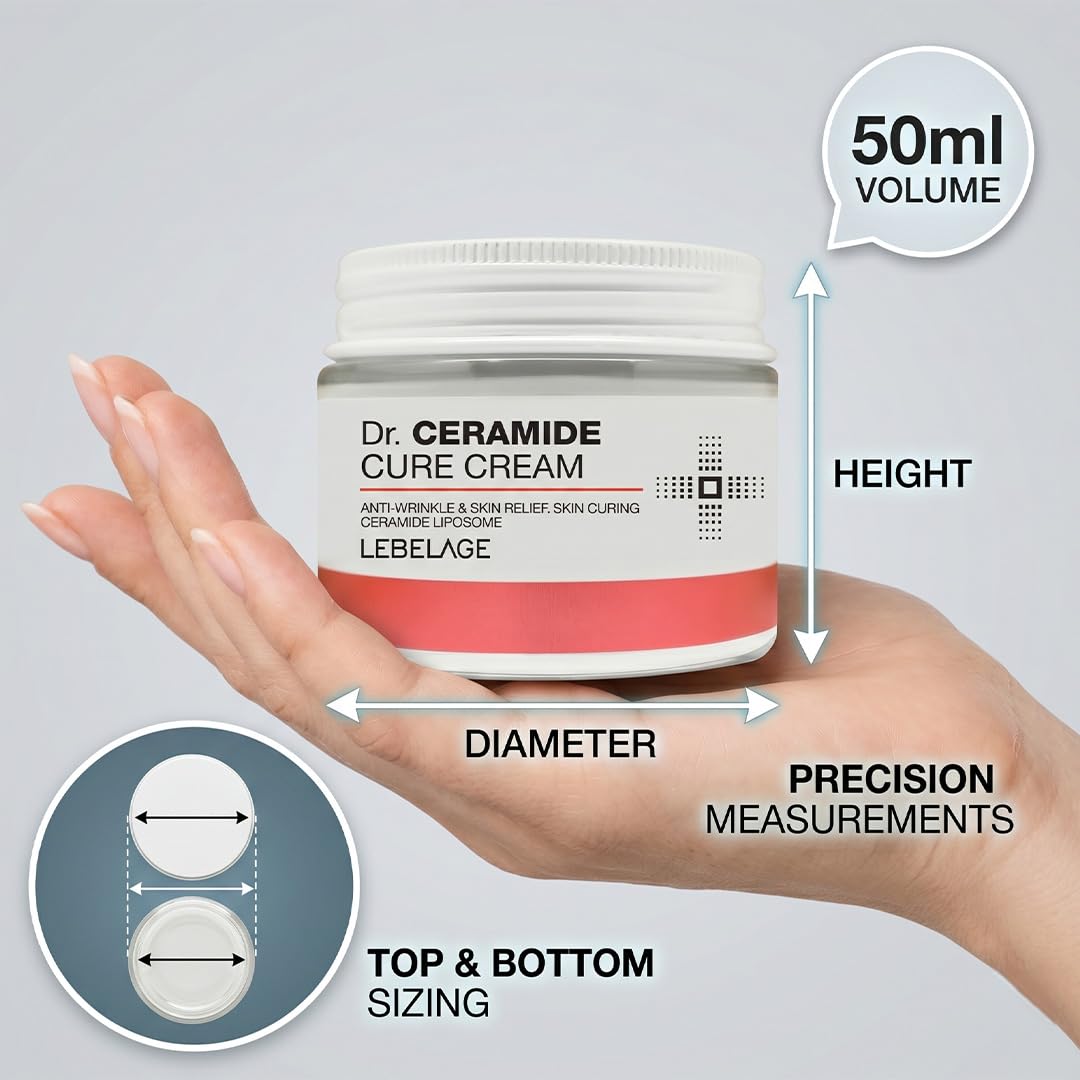 LEBELAGE Dr. Ceramide Cream, Rich Face and Body Moisturizer, - LEBELAGE