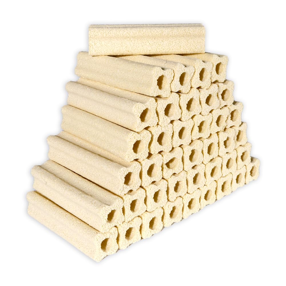 42PCS 5 83 Inch Long Aquarium Ceramic Bio Filter Media - CHOUJIGIA Official Imagery - 1