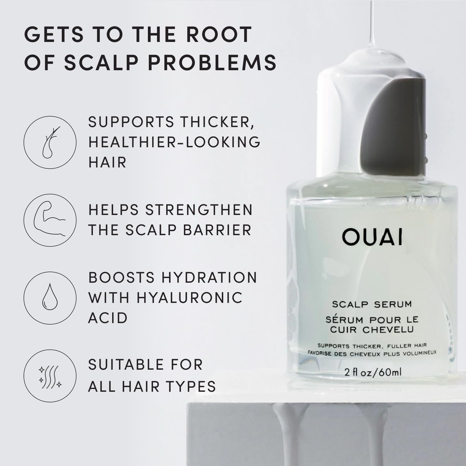 OUAI Scalp Serum - Balancing Hair Serum - OUAI Official Product View 4