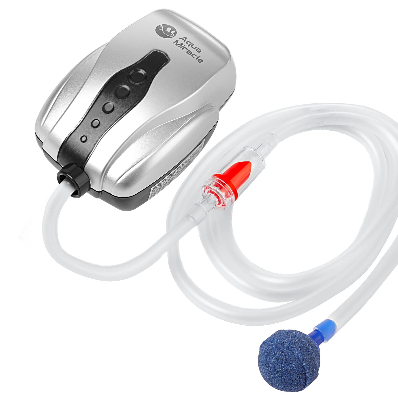 AquaMiracle Aquarium Air Pump Fish Tank Bubbler Aerator, All-in-O - AquaMiracle Official Product View 1