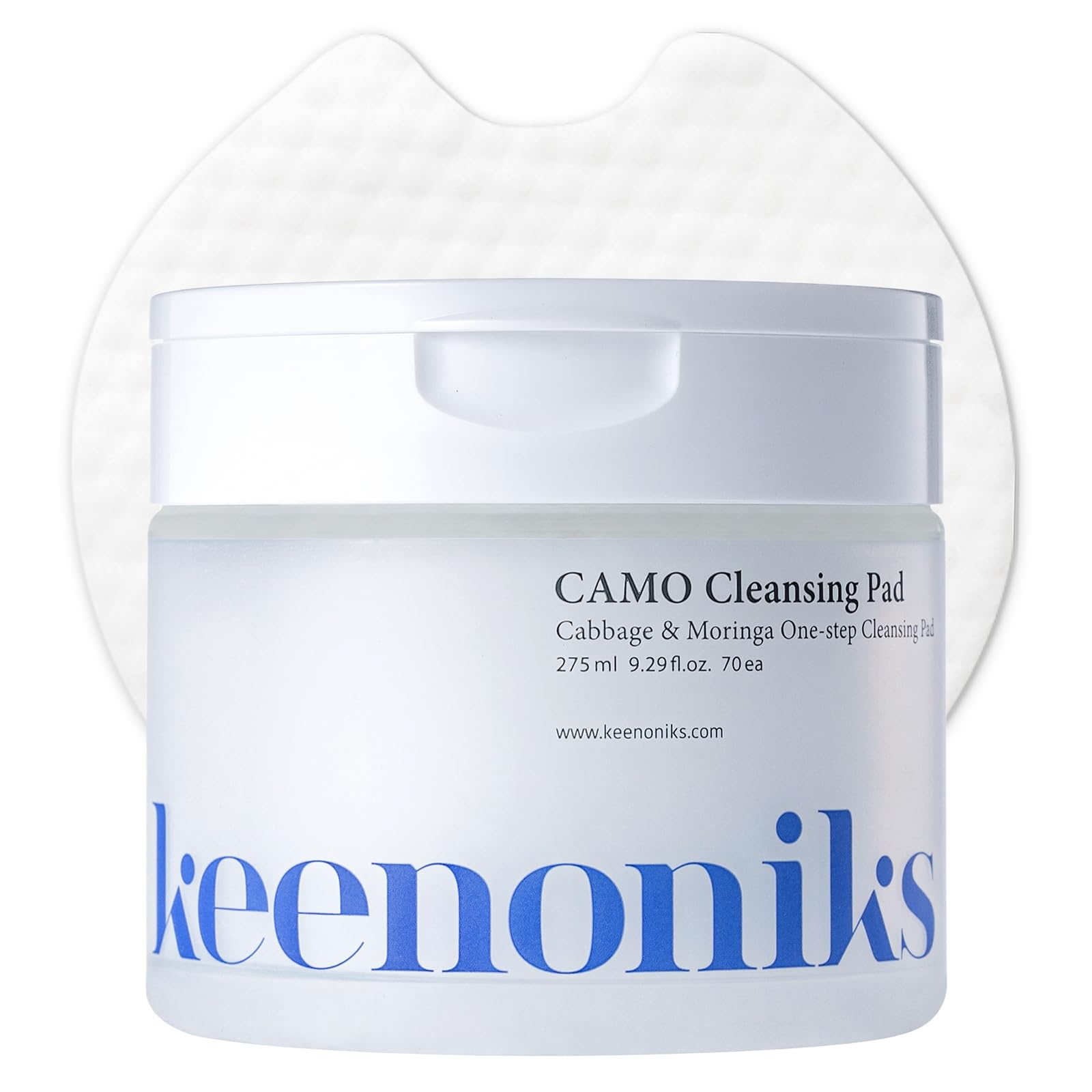 keenoniks One-step Korean Cleansing Pad- Deep Cleans, Smooths & - Product Imagery