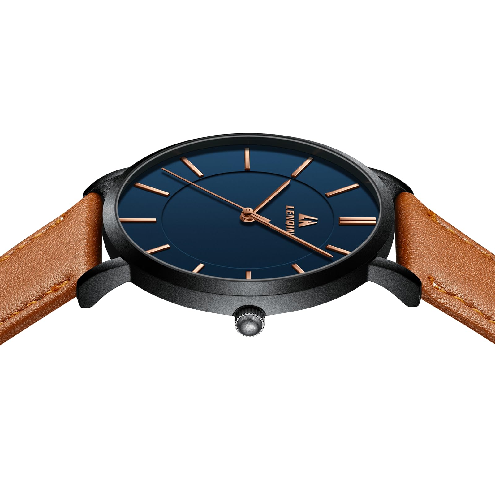 LN LENQIN Mens Watches Waterproof Stainless Steel Watch for Men - View 7