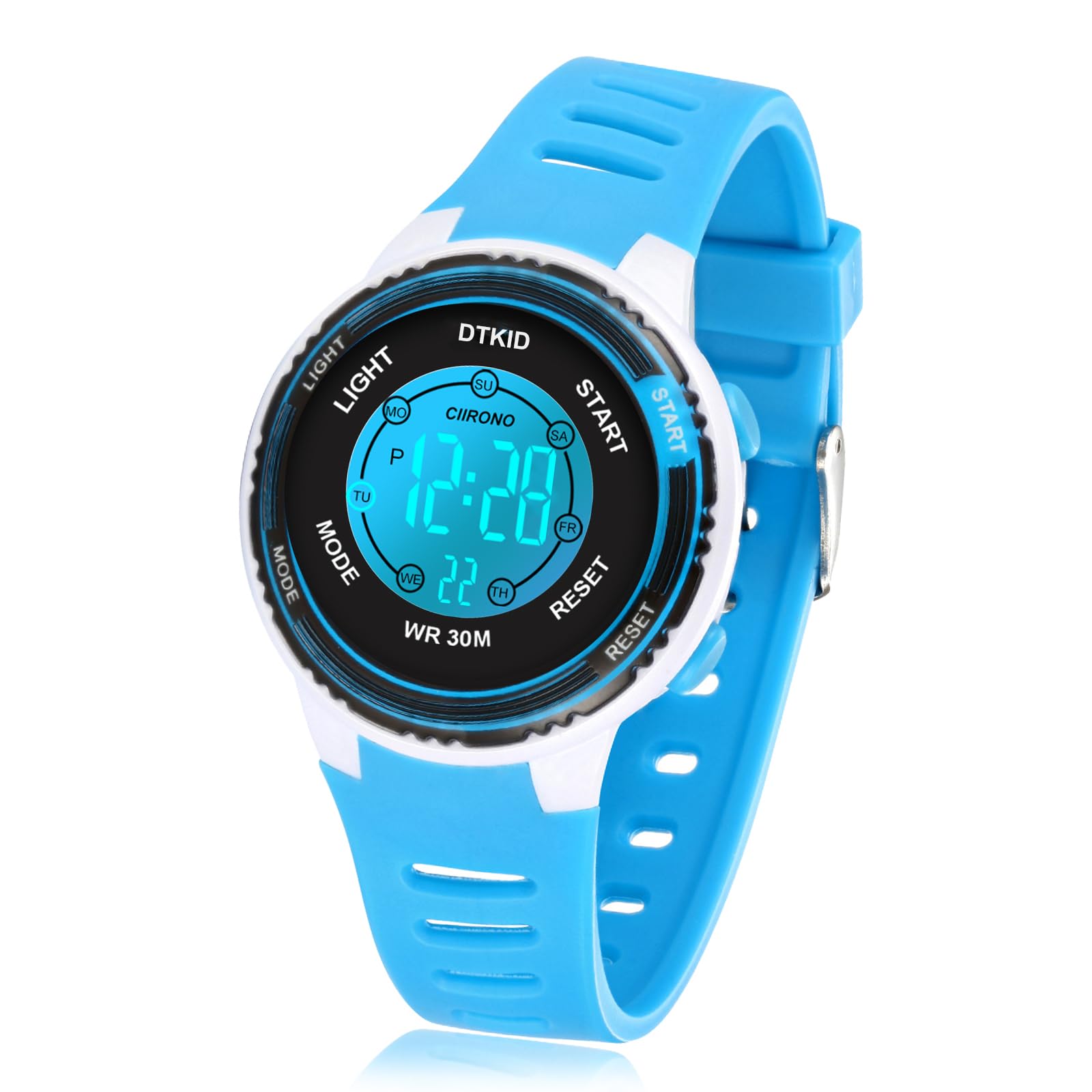 DTKID Digital Kids Watch 30 M Waterproof for Girls Boys 5-16 - View 7