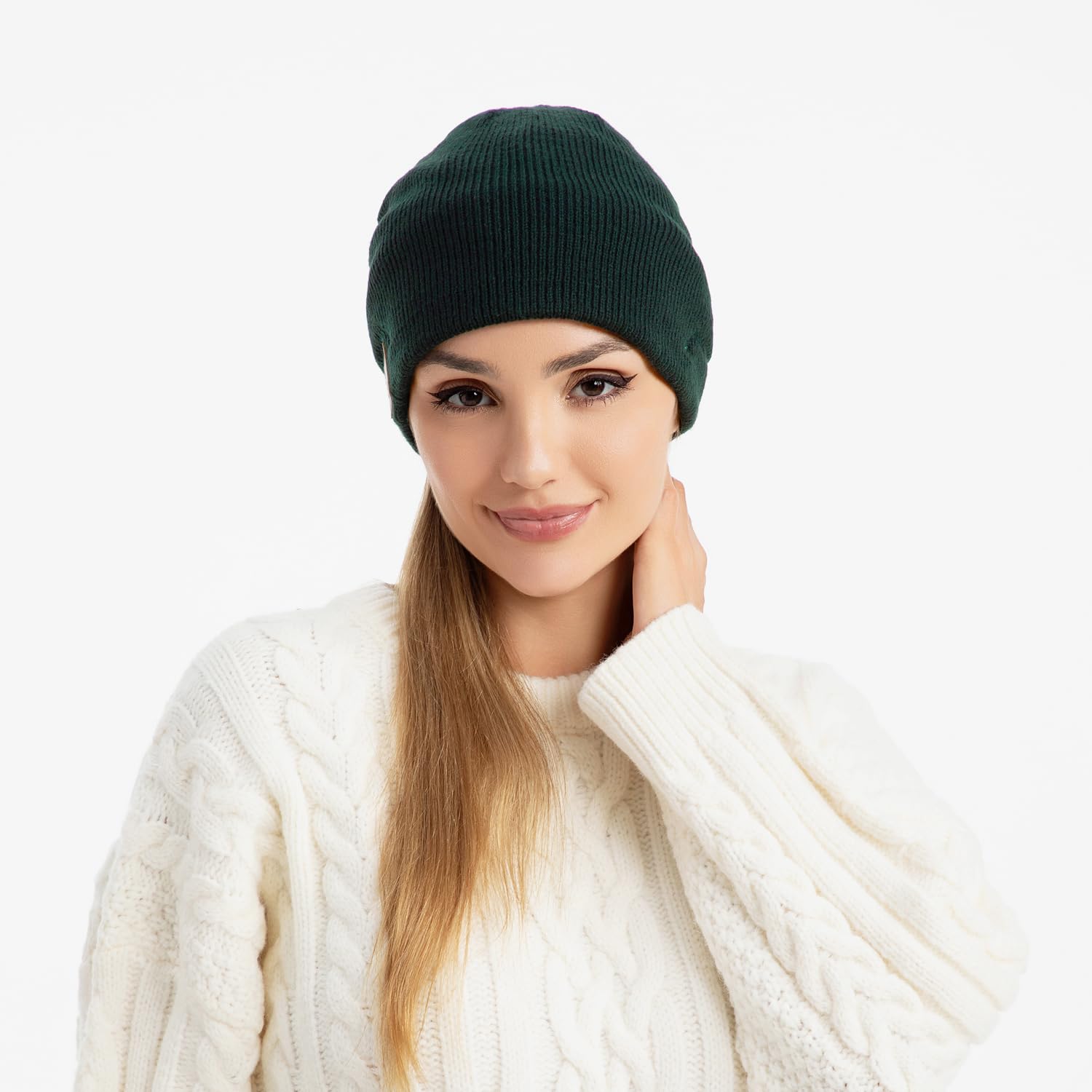 beanie Bluetooth, MUSICBEE Bluetooth V5.2 Wireless Knit Winter Cap, 30 Hour Play - beanie Official Product View 6
