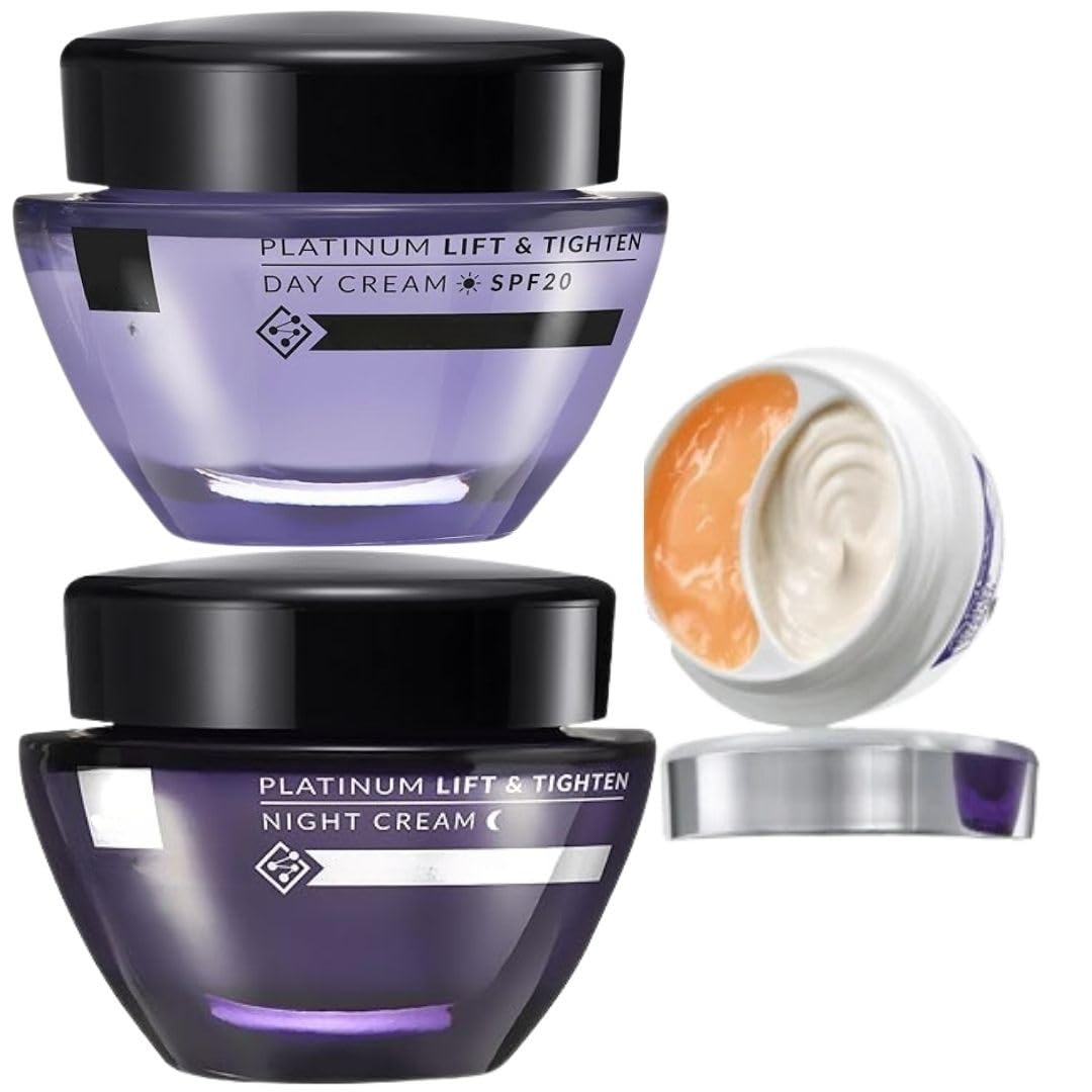 Platinum Day Cream and Night Cream Anti Aging Anti Wrinkle - Premium Selection Official Imagery - 3