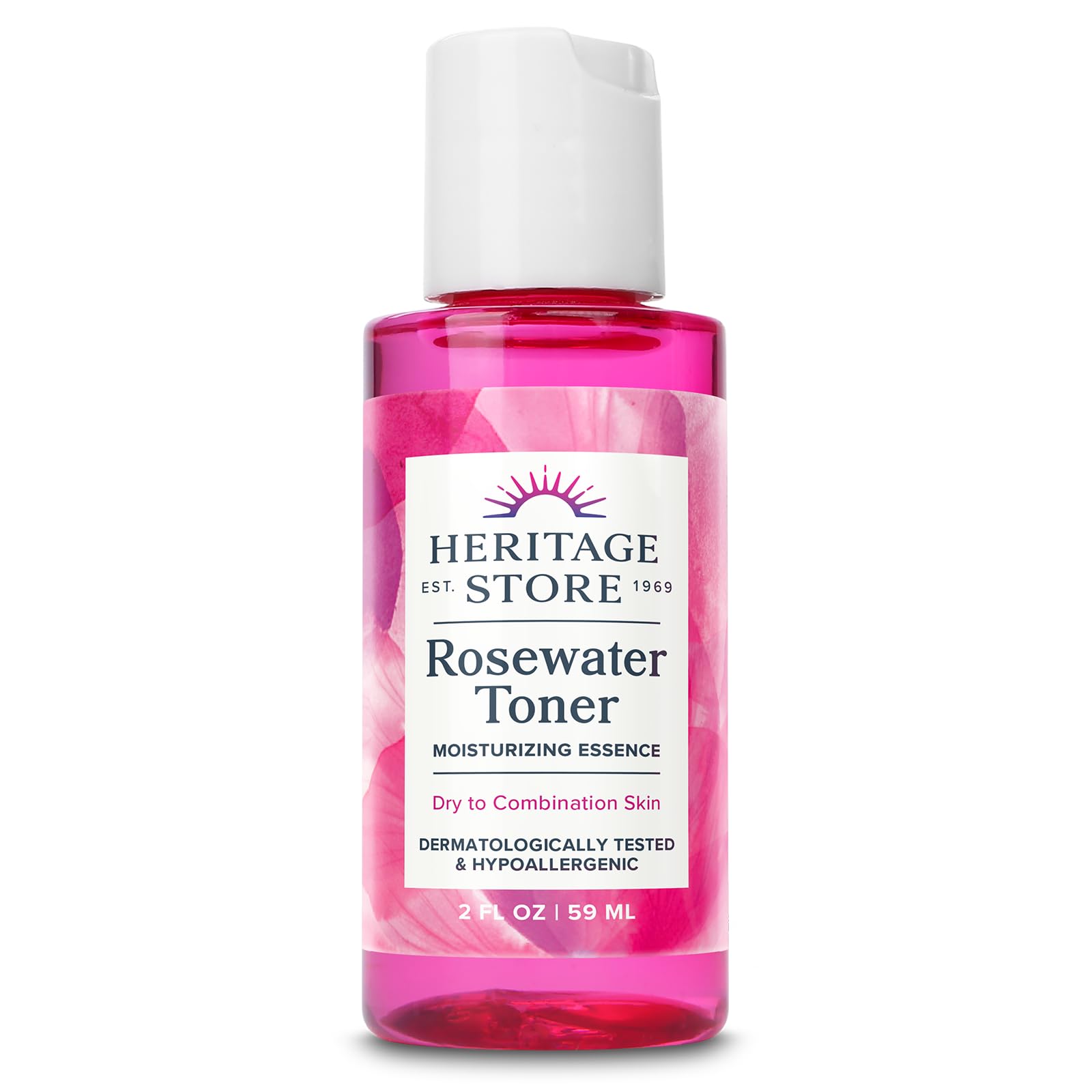 HERITAGE STORE Rosewater Facial Toner with Hyaluronic Acid, 8 fl oz - HERITAGE Official Product View 7