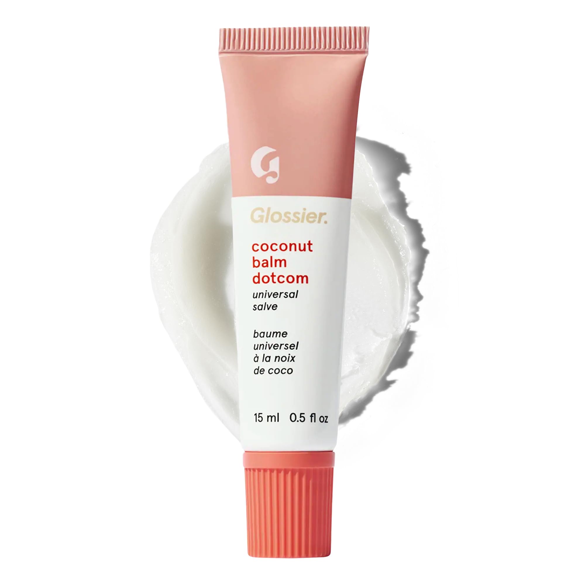 Glossier Balm Dotcom Lip Balm & Universal Salve, Coconut, Untinted - Glossier Official Product View 2