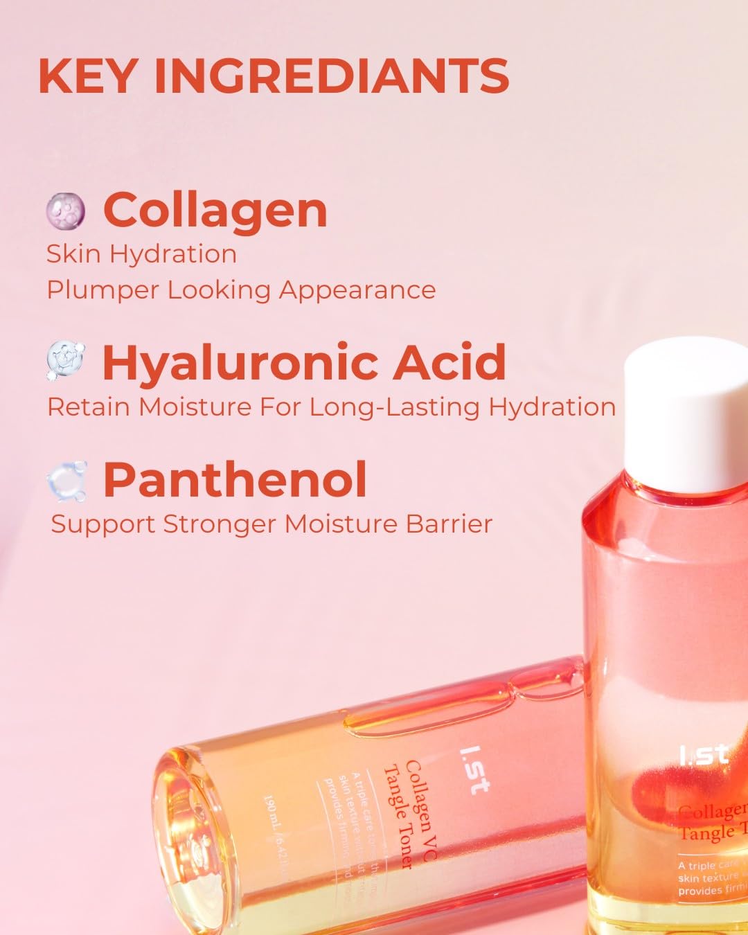 I.st Collagen VC Bounce Toner with Collagen &amp; Vitamin - I.st