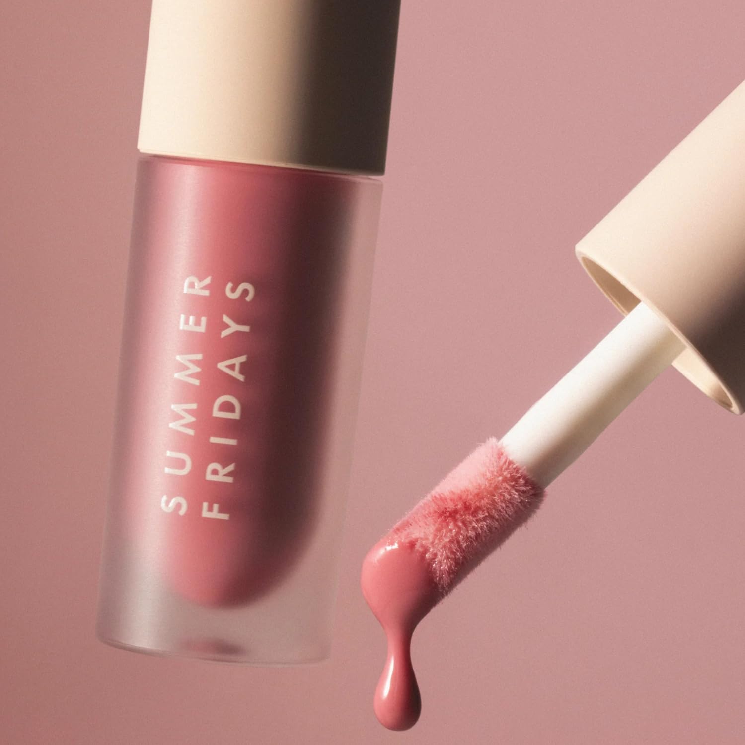 Summer Fridays Dream Lip Oil - Hydrating Tinted Lip Gloss Oil Non Sti - Summer Fridays Official Product View 6